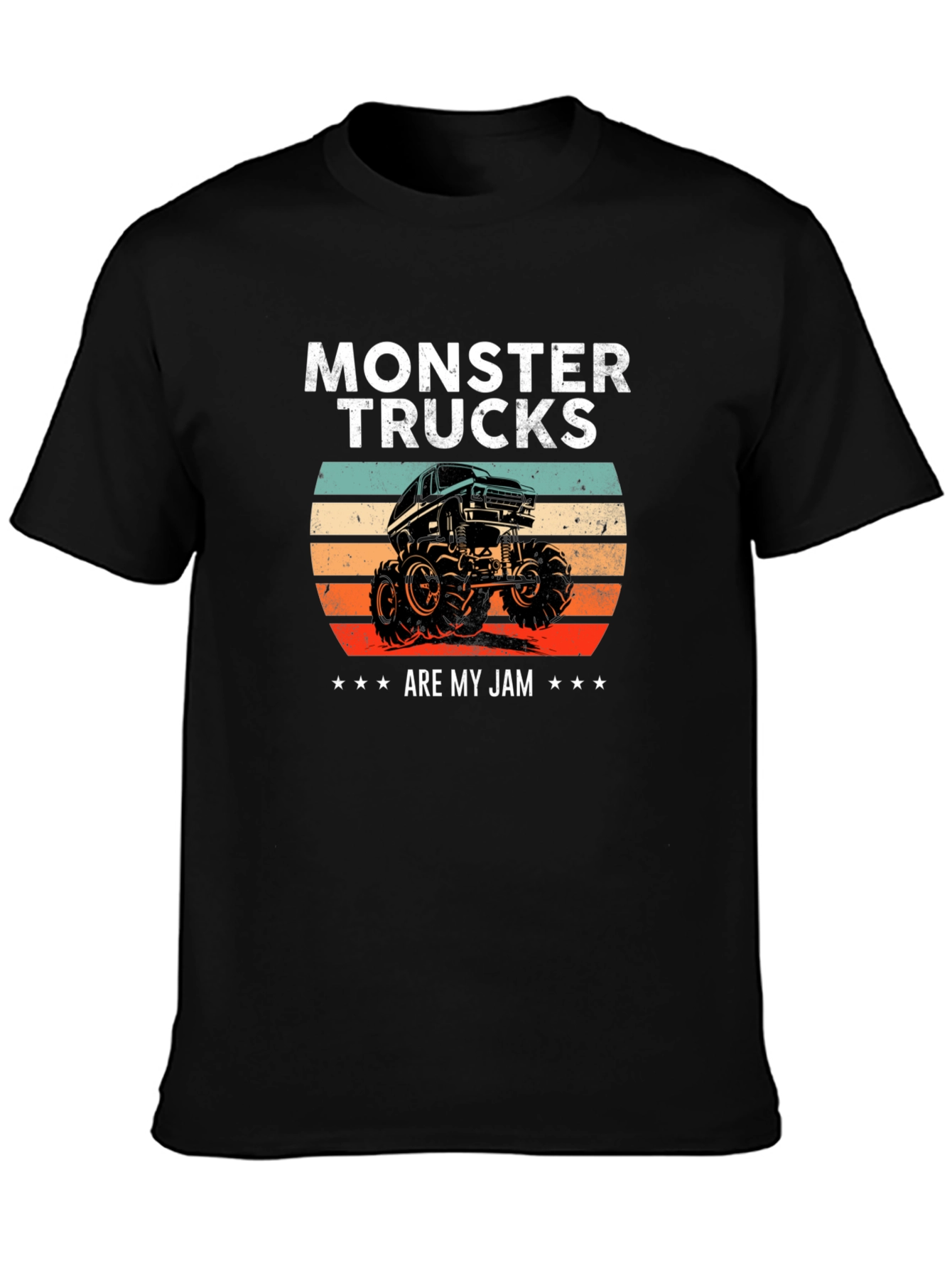 Monster Truck Retro Graphic T-Shirt