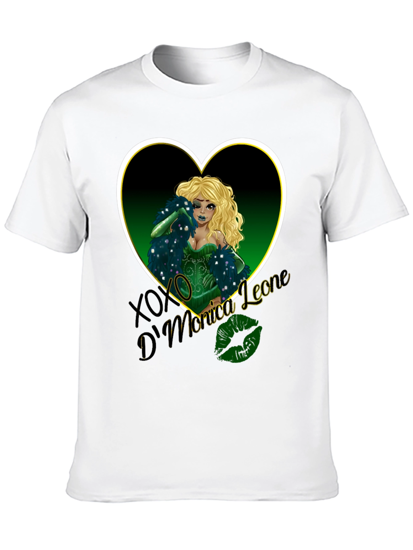 Monica Leone Graphic Tee - Heart Design