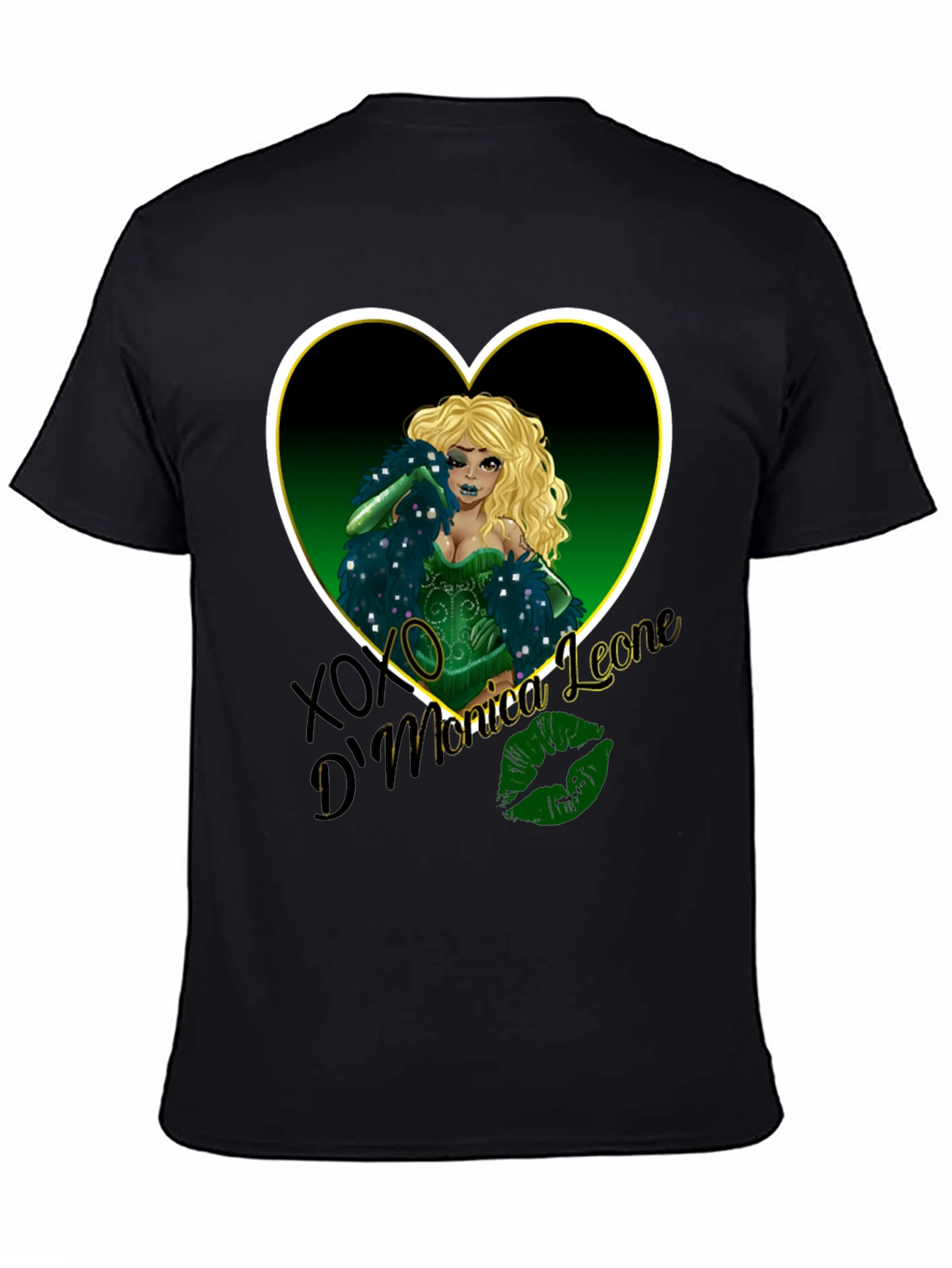 Monica Leone Graphic Tee - Heart Design