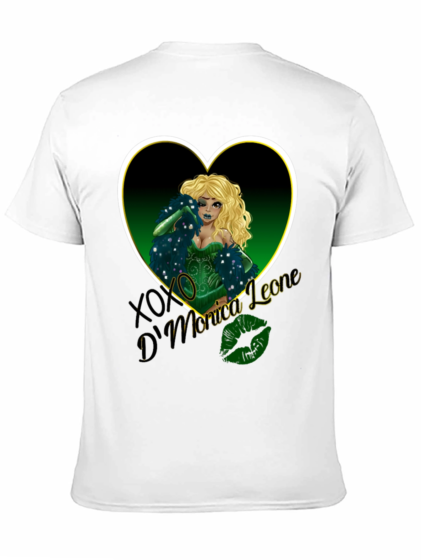 Monica Leone Graphic Tee - Heart Design