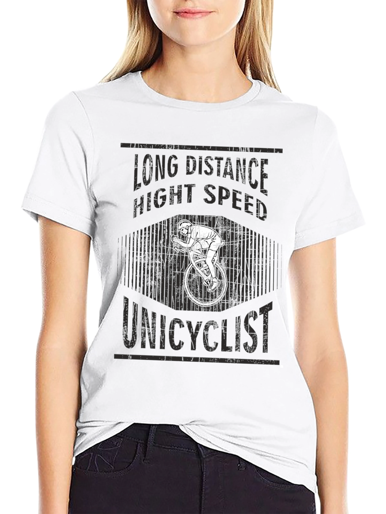 Unicyclist Long Distance High Speed T-Shirt