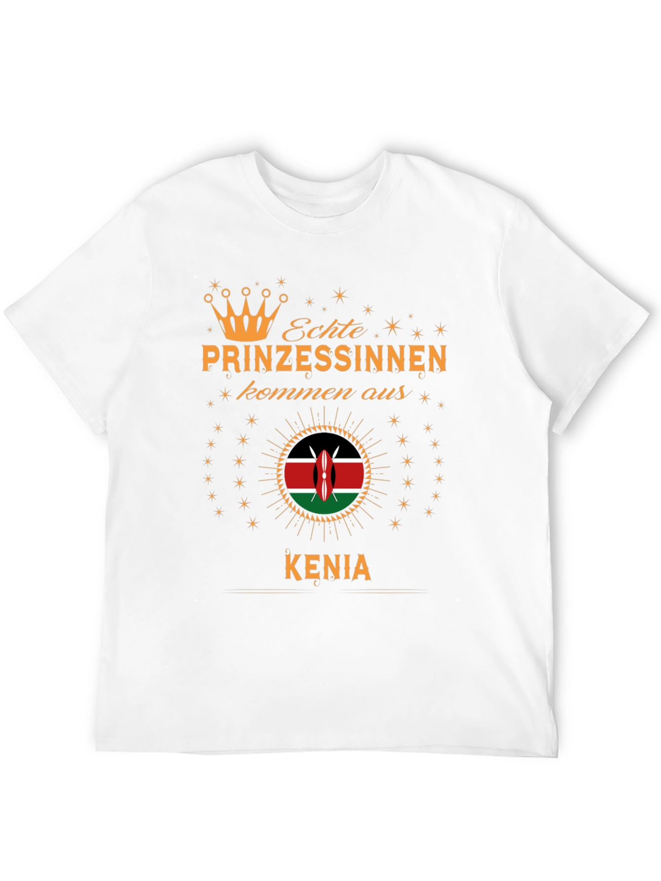 Kenyan Princess T-Shirt - Black Graphic Tee