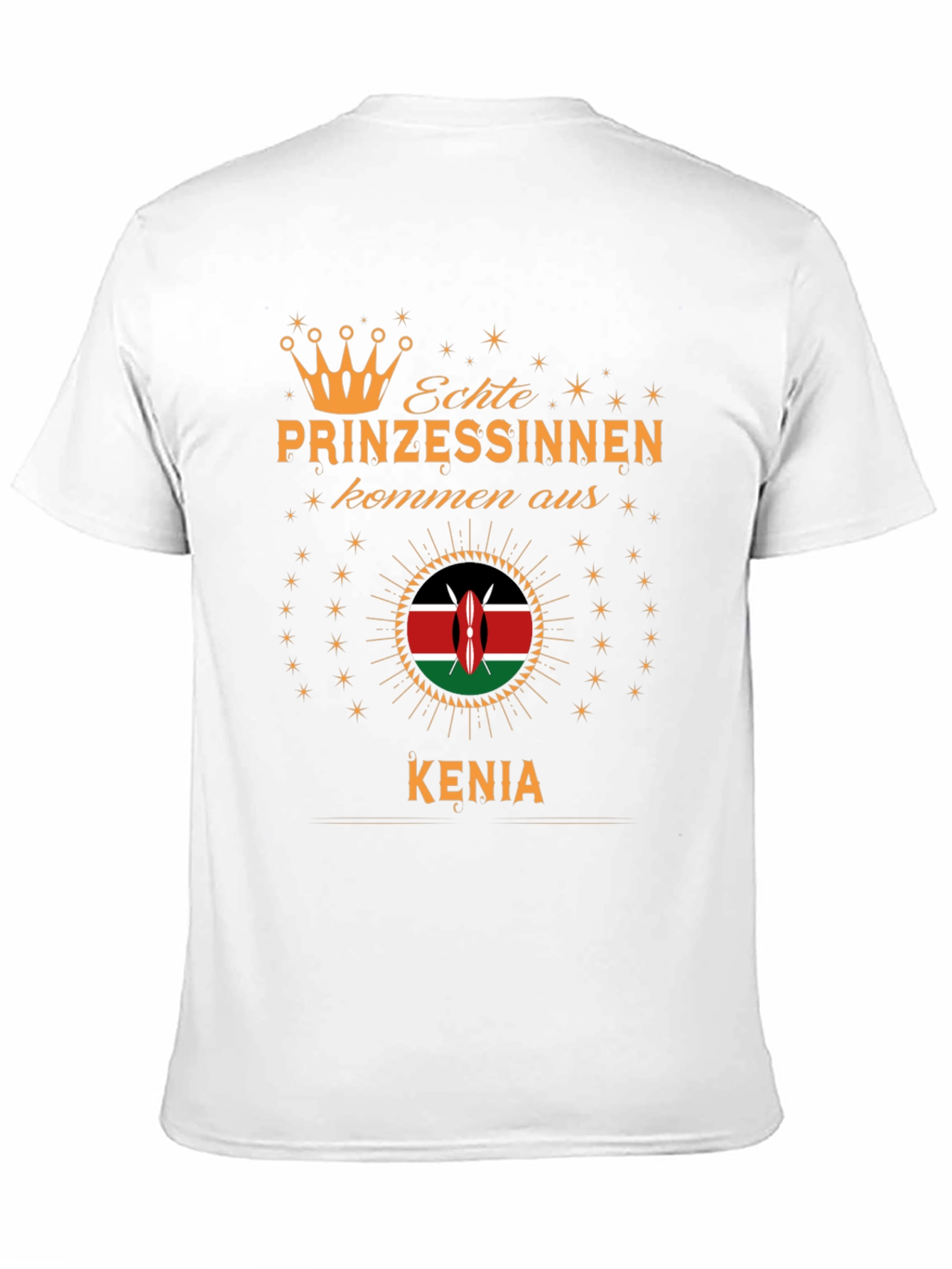 Kenyan Princess T-Shirt - Black Graphic Tee