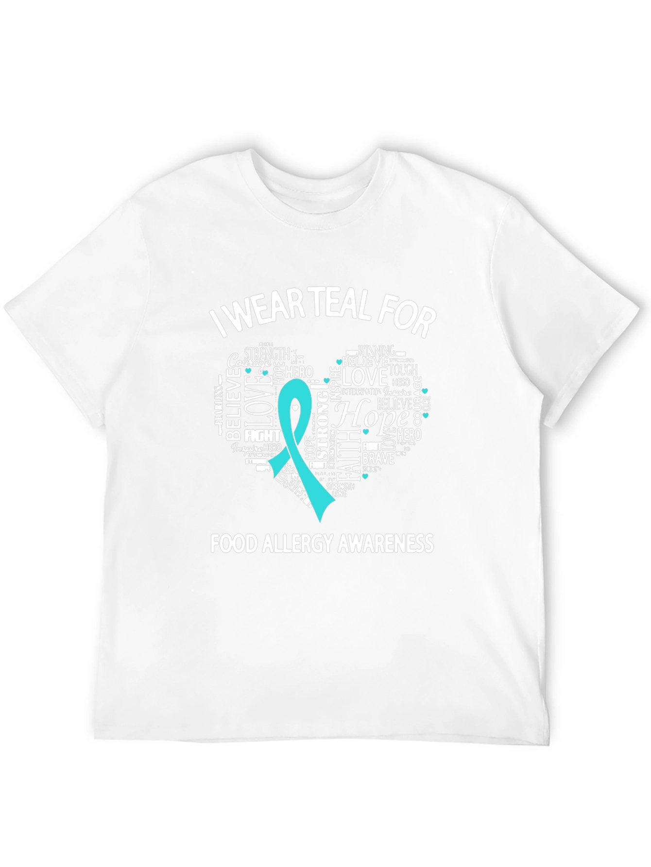 Teal Food Allergy Awareness T-Shirt