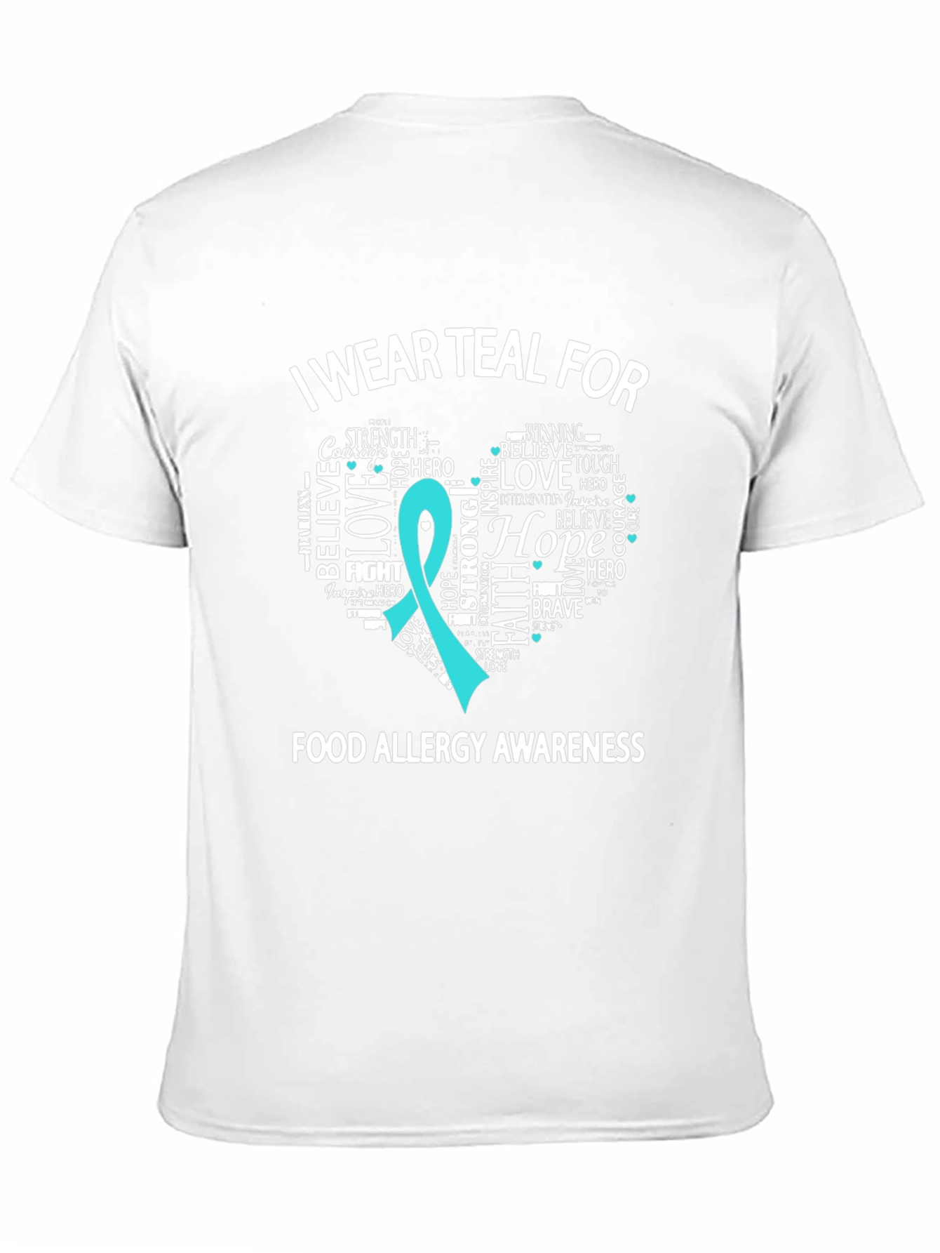 Teal Food Allergy Awareness T-Shirt
