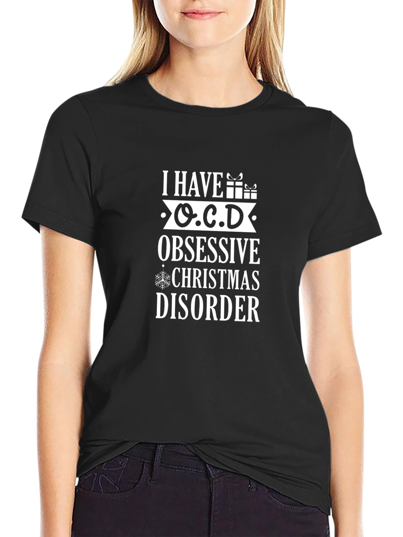 I Have O.C.D Christmas Disorder Graphic Tee