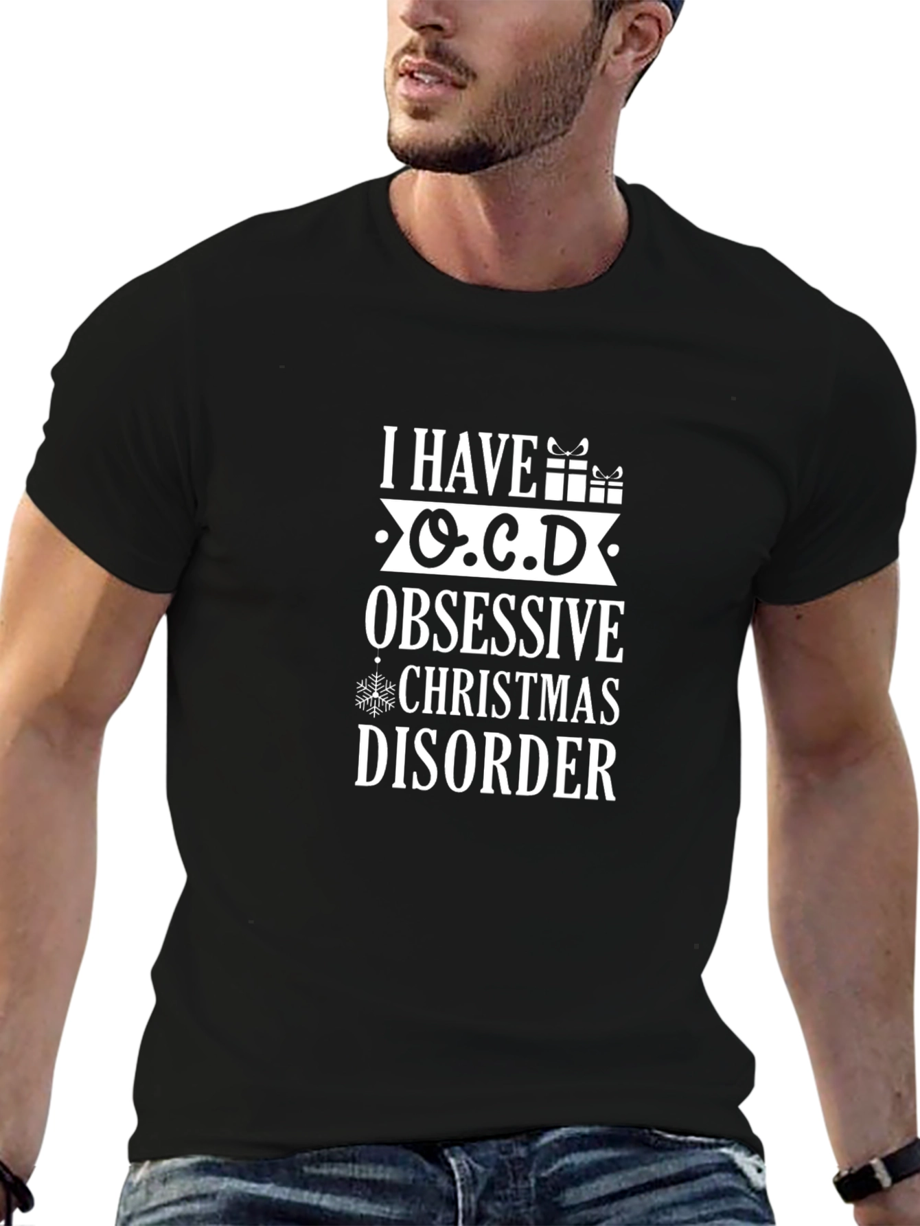 I Have O.C.D Christmas Disorder Graphic Tee