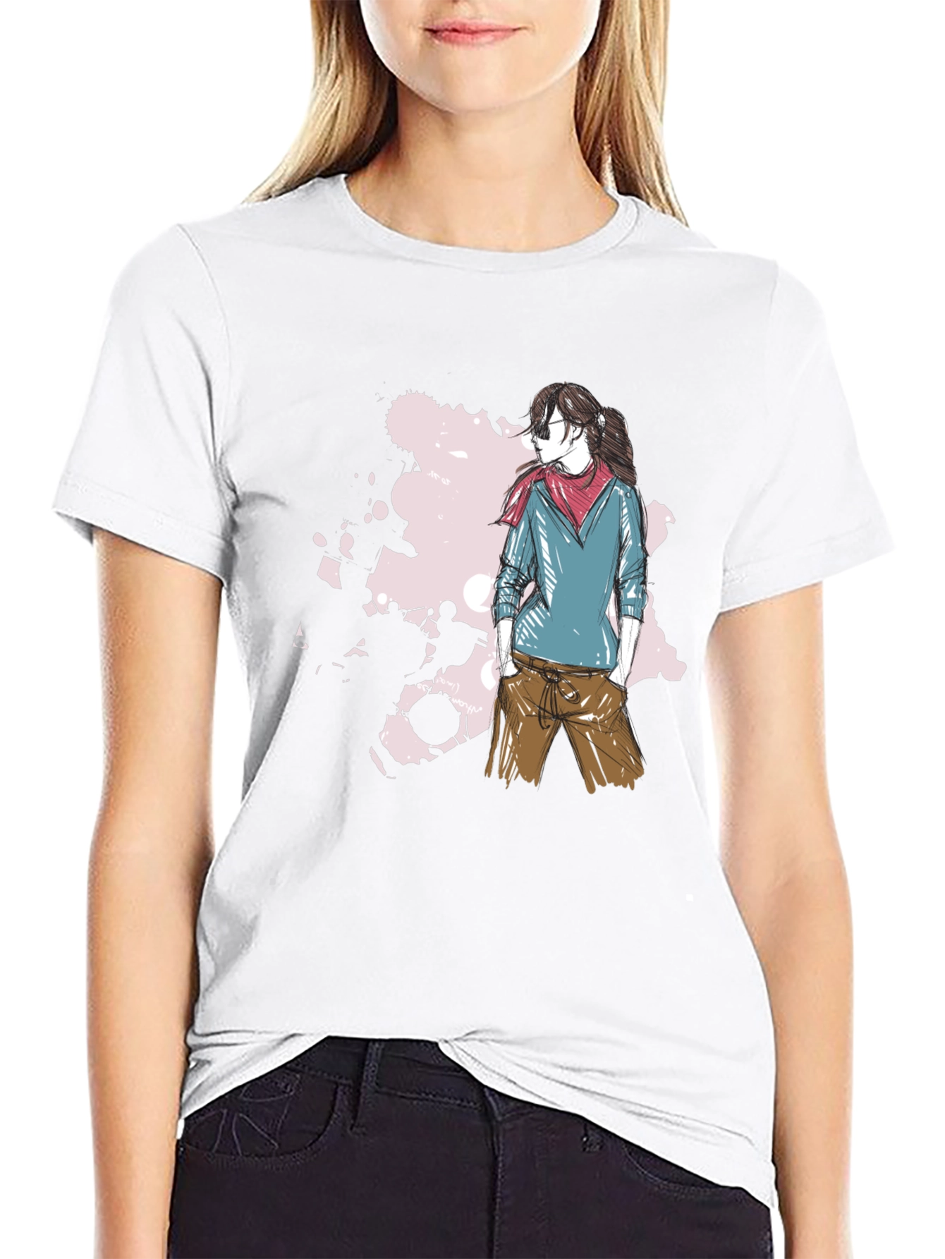 Stylish Graphic Print Mens T-Shirt