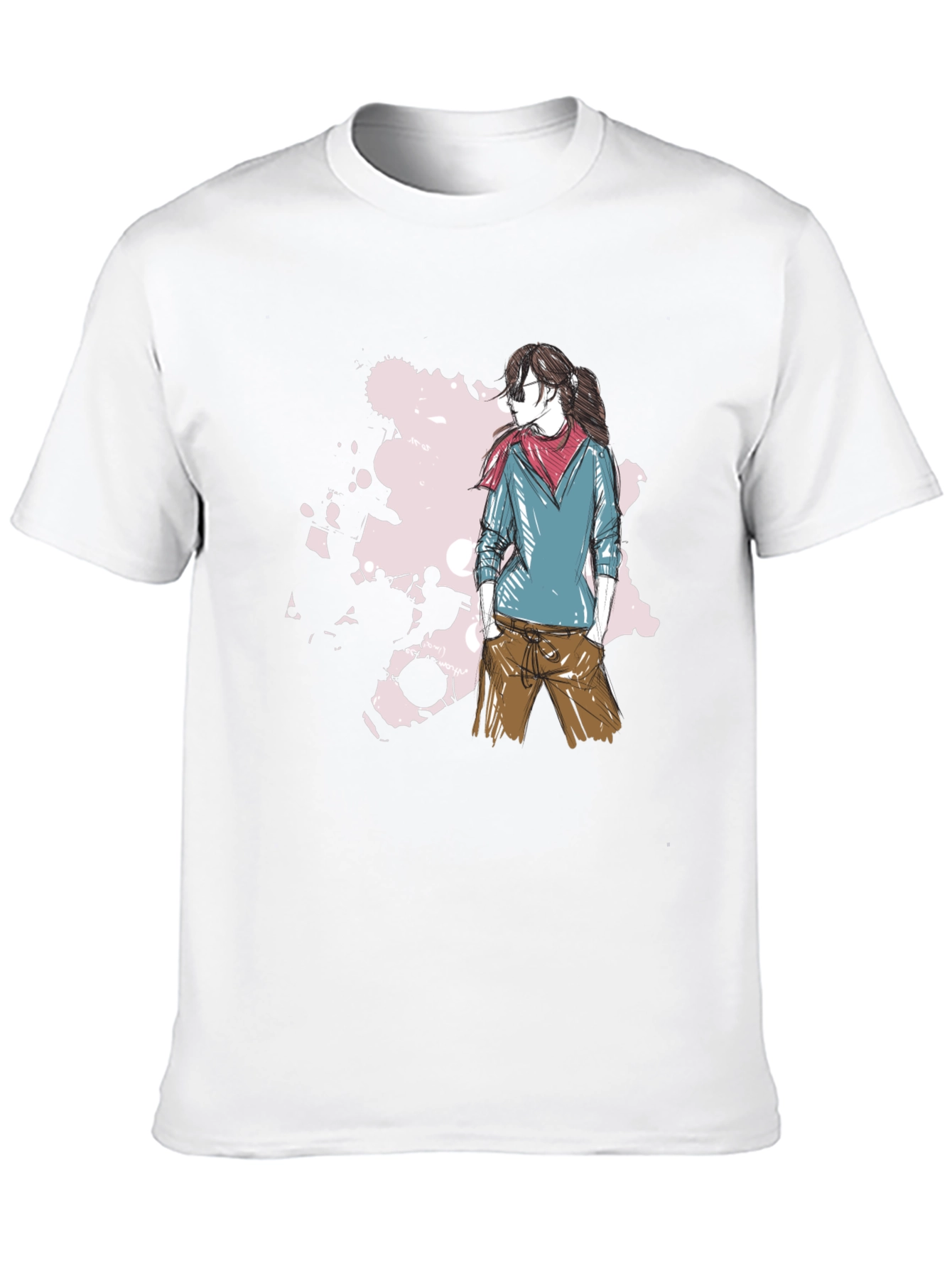 Stylish Graphic Print Mens T-Shirt