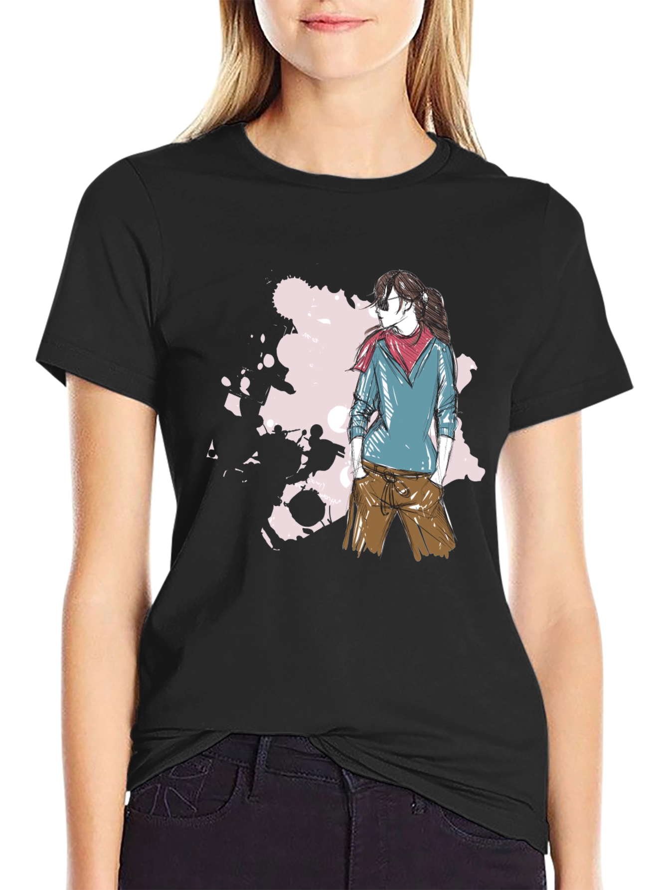 Stylish Graphic Print Mens T-Shirt
