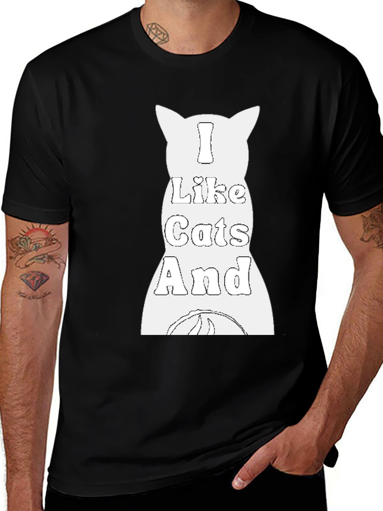 I Like Cats and Tee