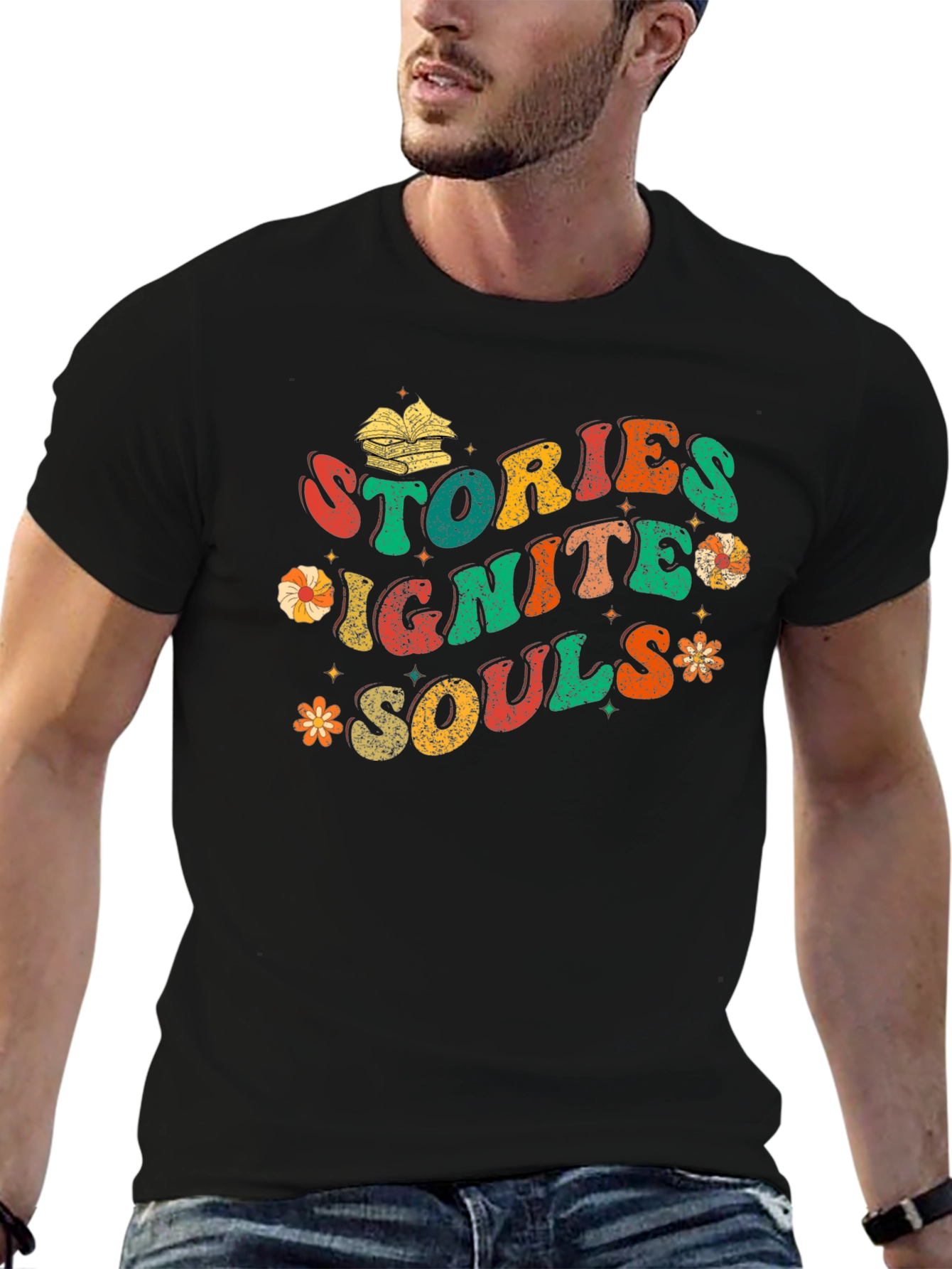 Stories Ignite Souls Graphic Tee
