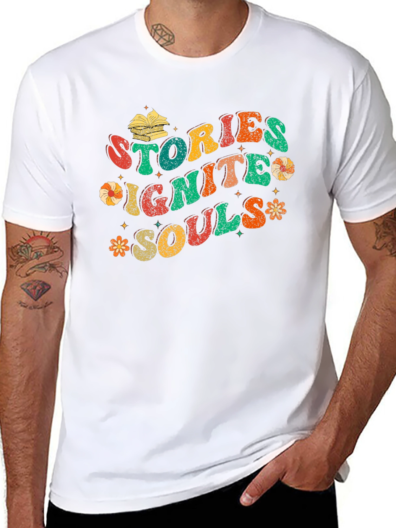 Stories Ignite Souls Graphic Tee