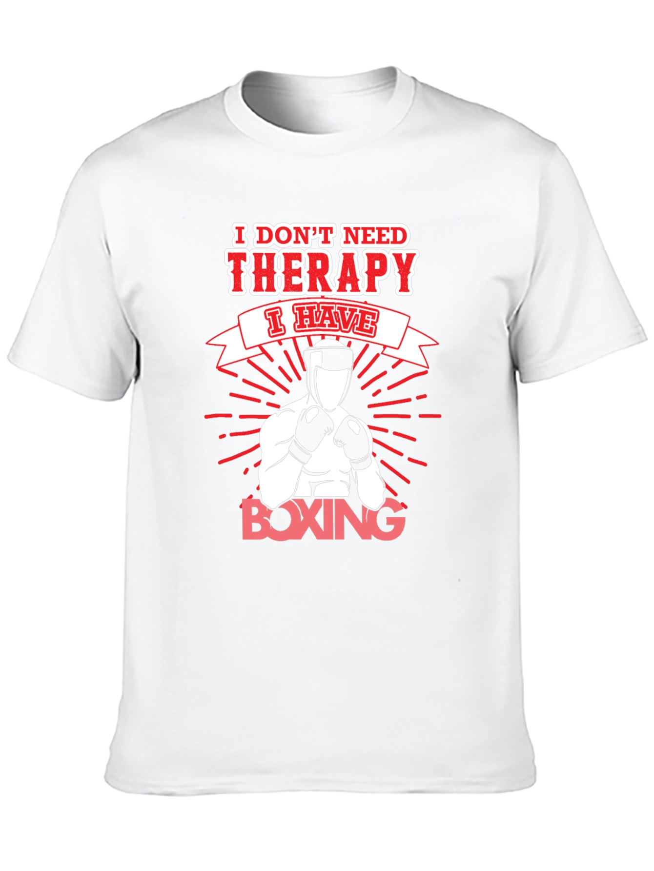 Boxing Therapy T-Shirt - Black Graphic Tee