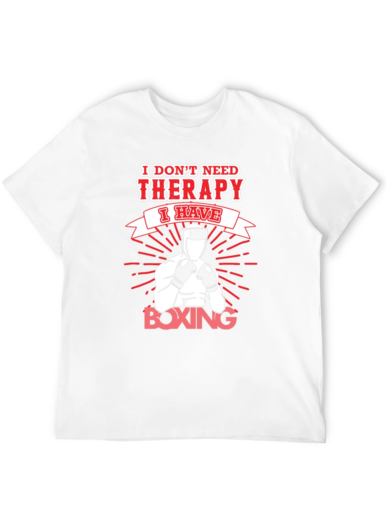 Boxing Therapy T-Shirt - Black Graphic Tee
