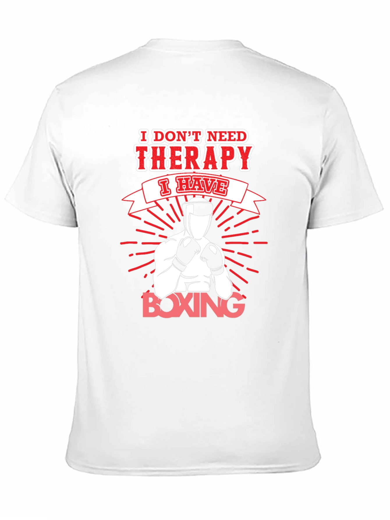 Boxing Therapy T-Shirt - Black Graphic Tee