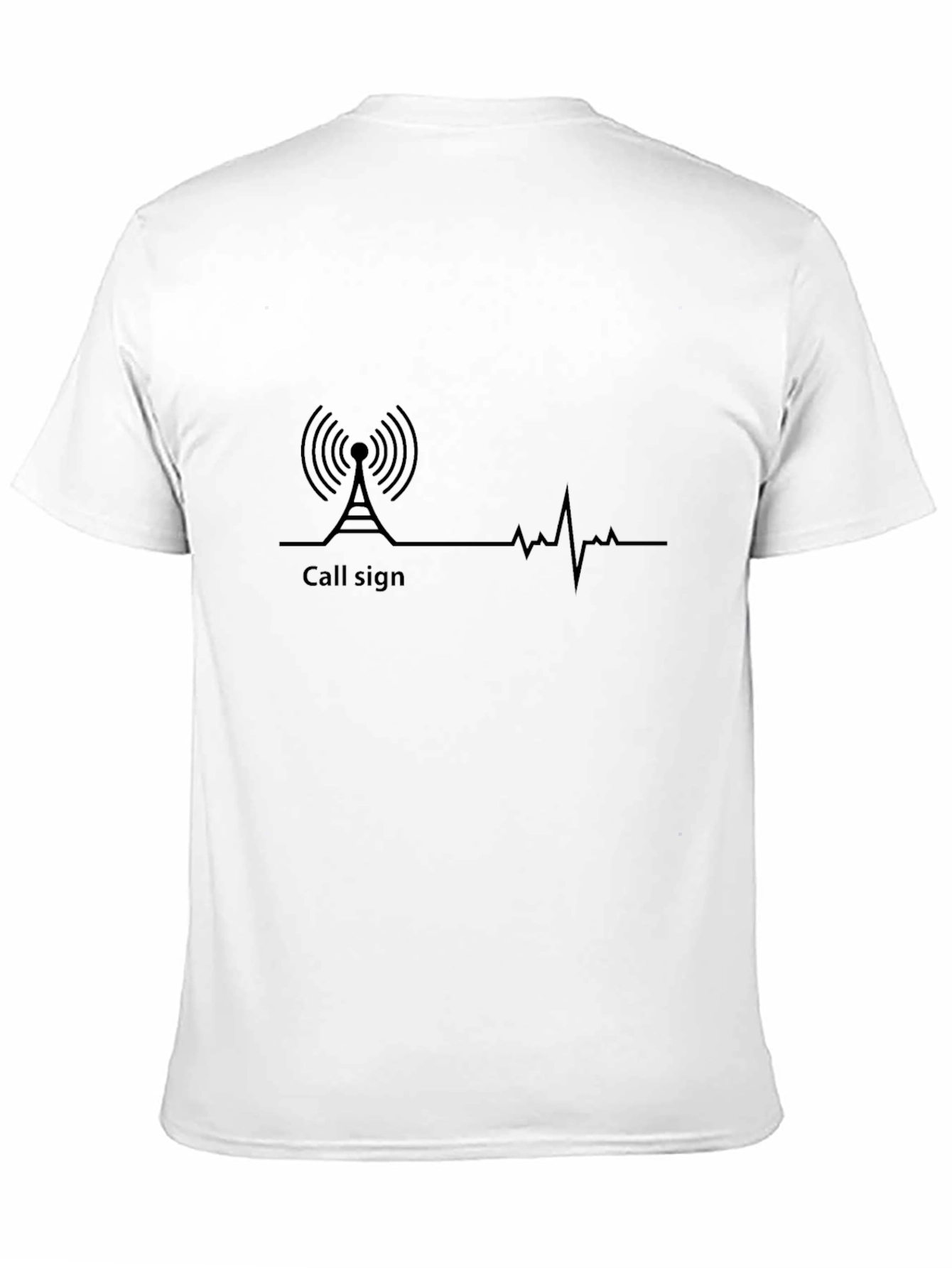 Call Sign Heartbeat T-Shirt - Radio Operator Tee