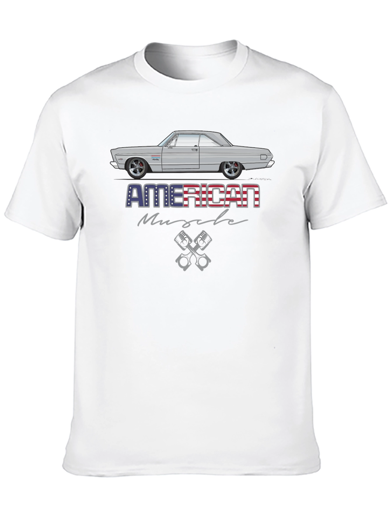 American Muscle Car Graphic T-Shirt