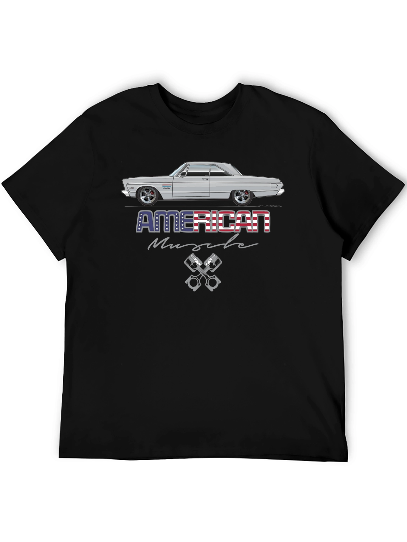 American Muscle Car Graphic T-Shirt