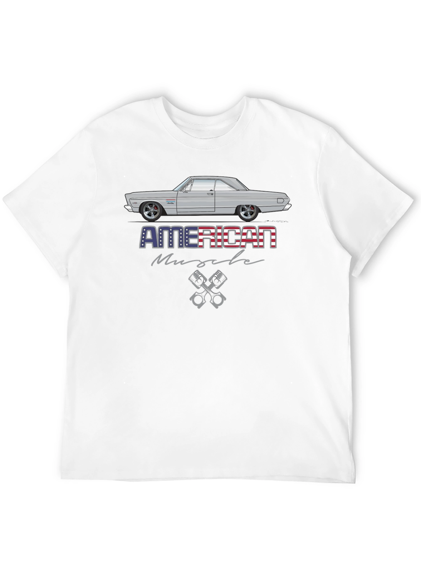 American Muscle Car Graphic T-Shirt