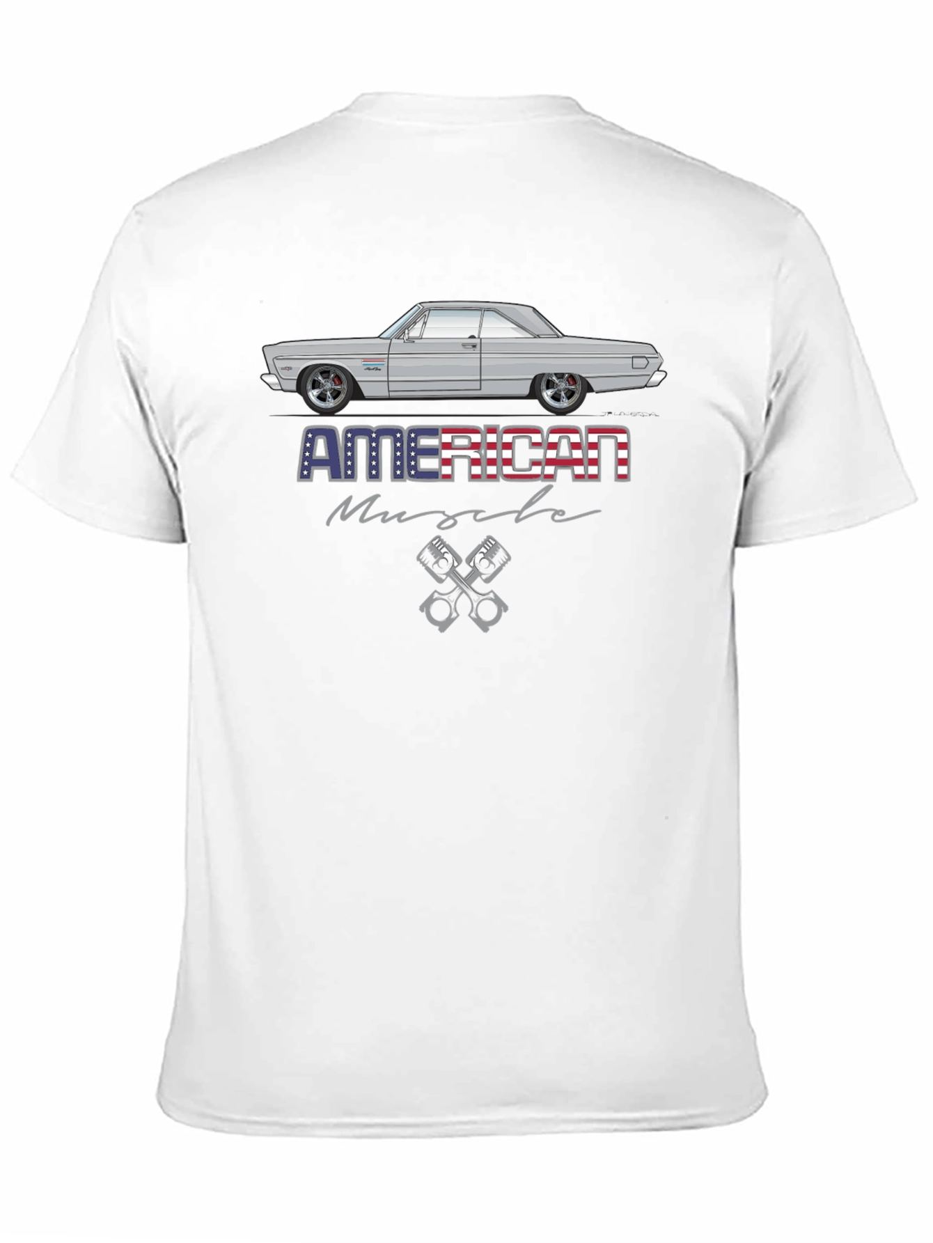 American Muscle Car Graphic T-Shirt