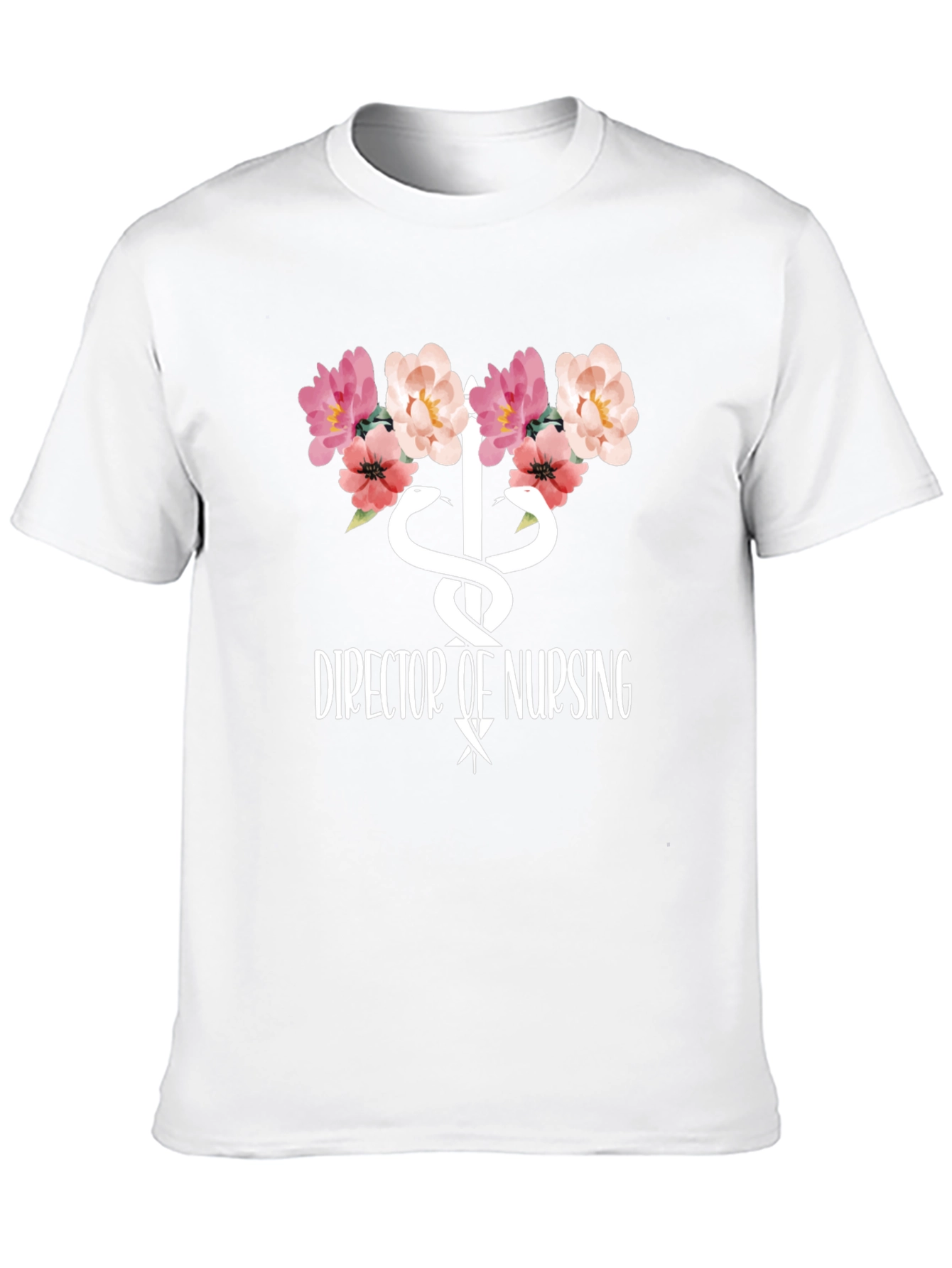 Director of Nursing Floral T-Shirt