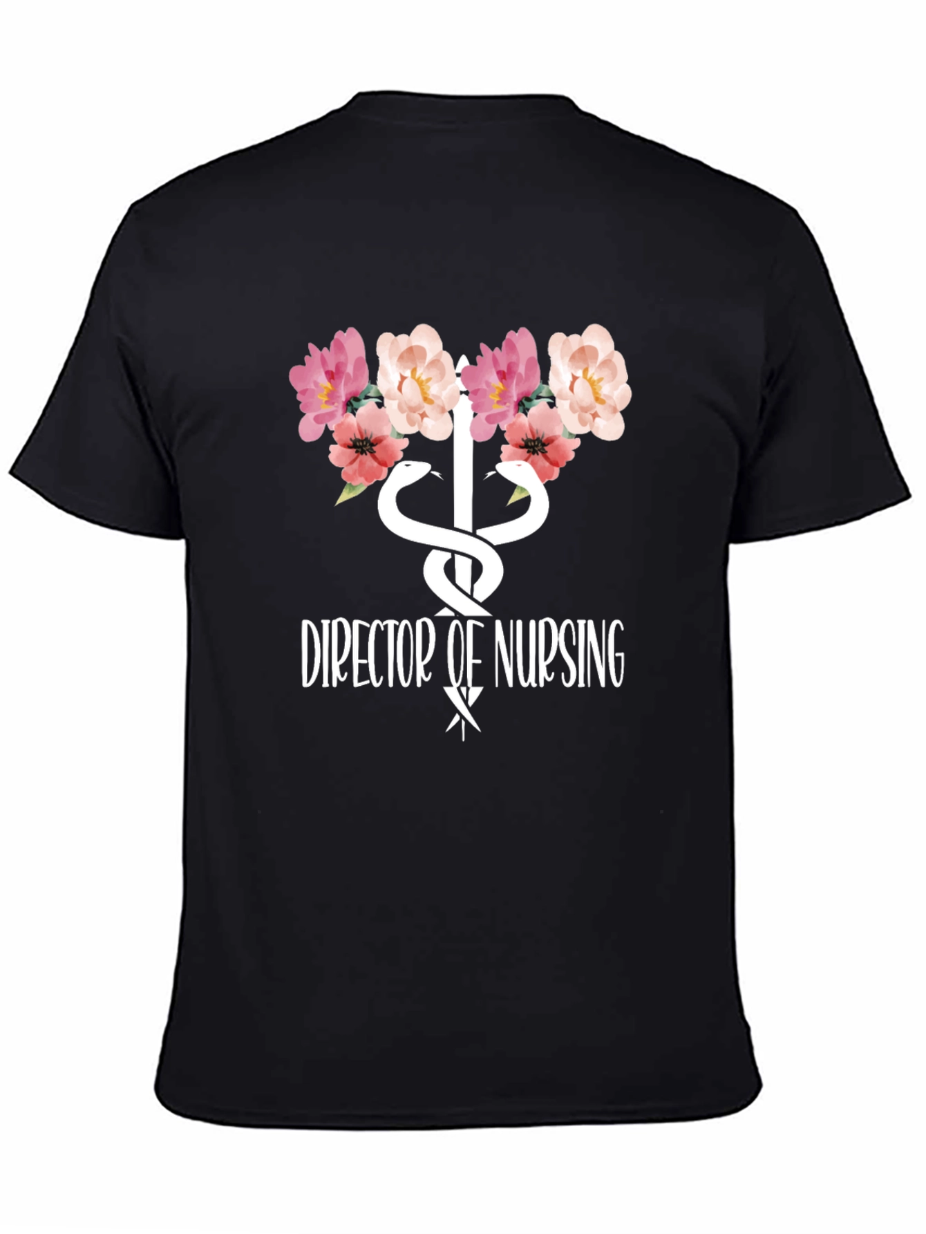 Director of Nursing Floral T-Shirt