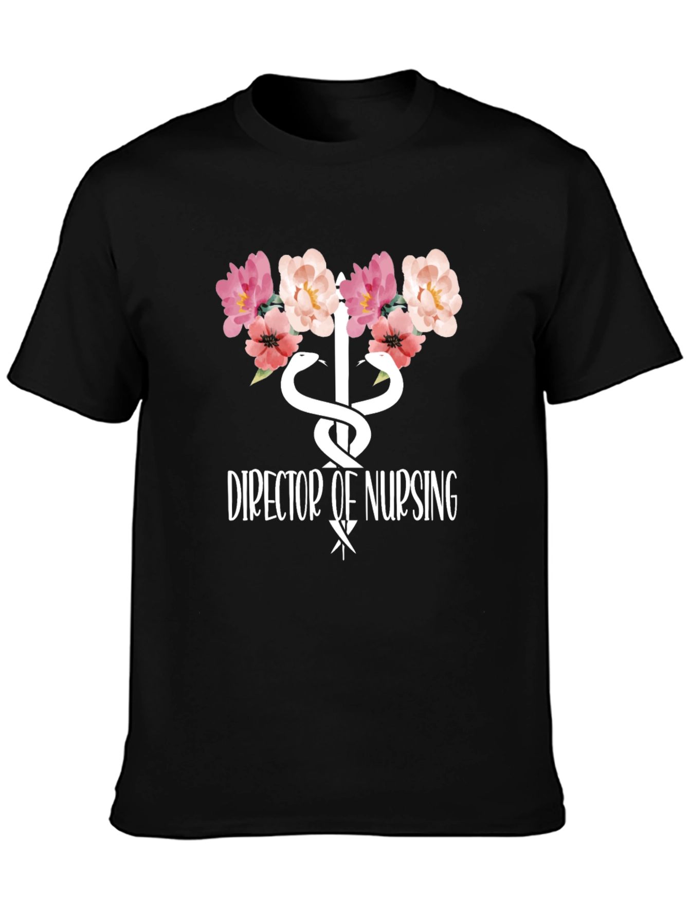 Director of Nursing Floral T-Shirt