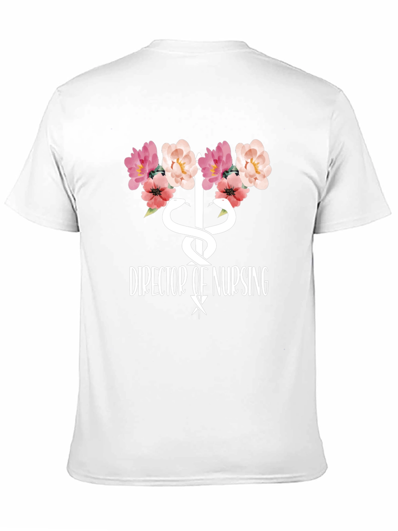 Director of Nursing Floral T-Shirt