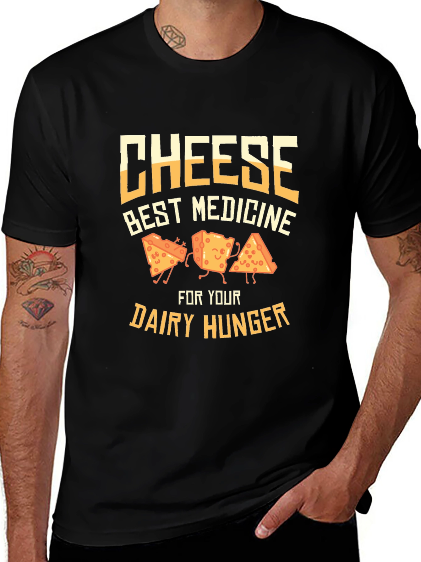 Cheese Best Medicine Graphic Tee
