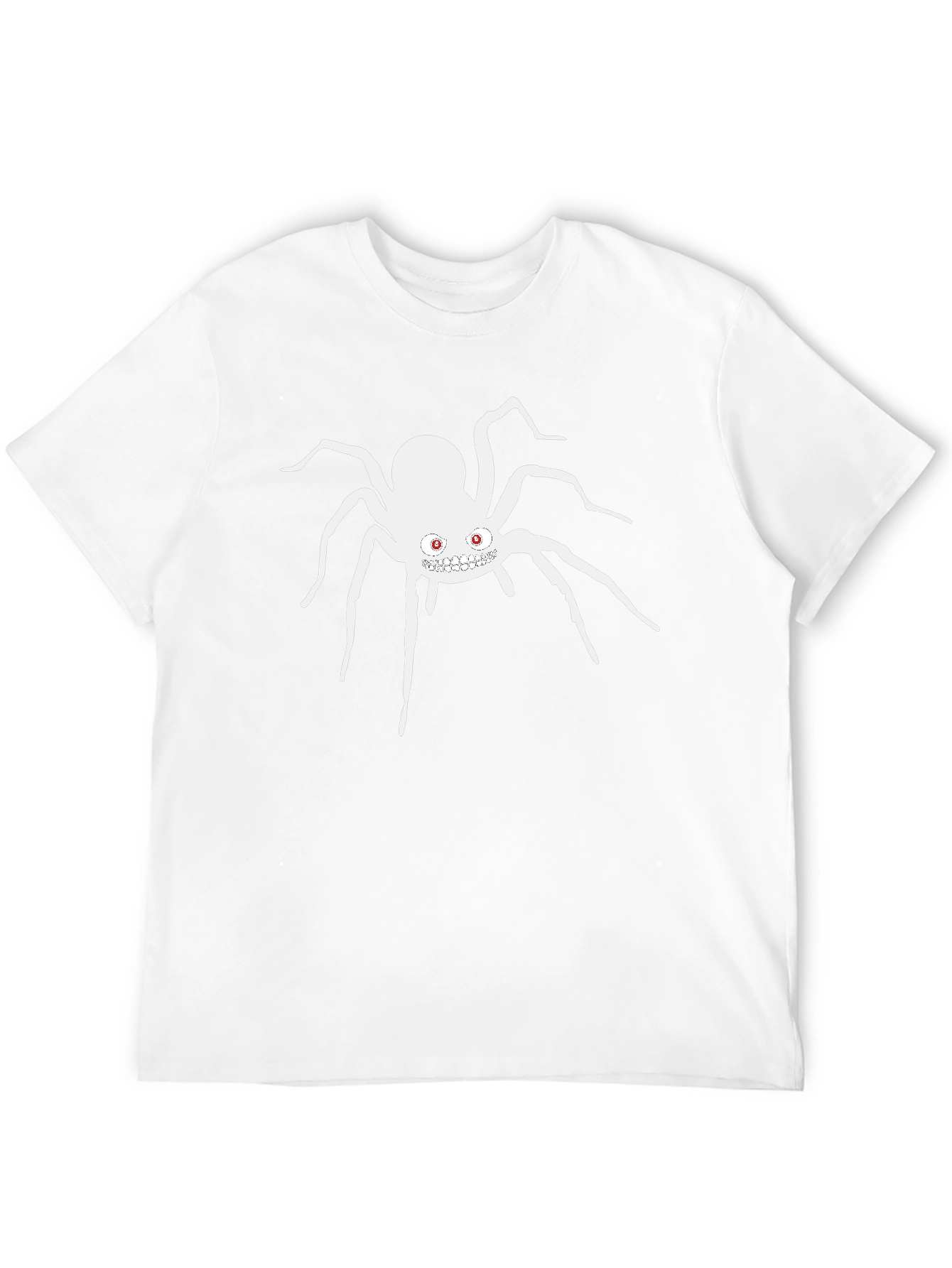 Mens Black Spider Graphic T-Shirt