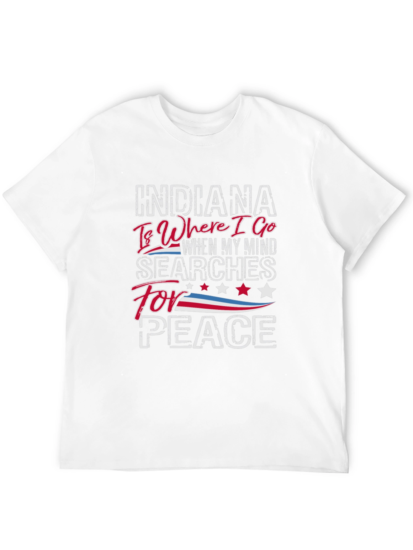 Indiana Peace Graphic T-Shirt
