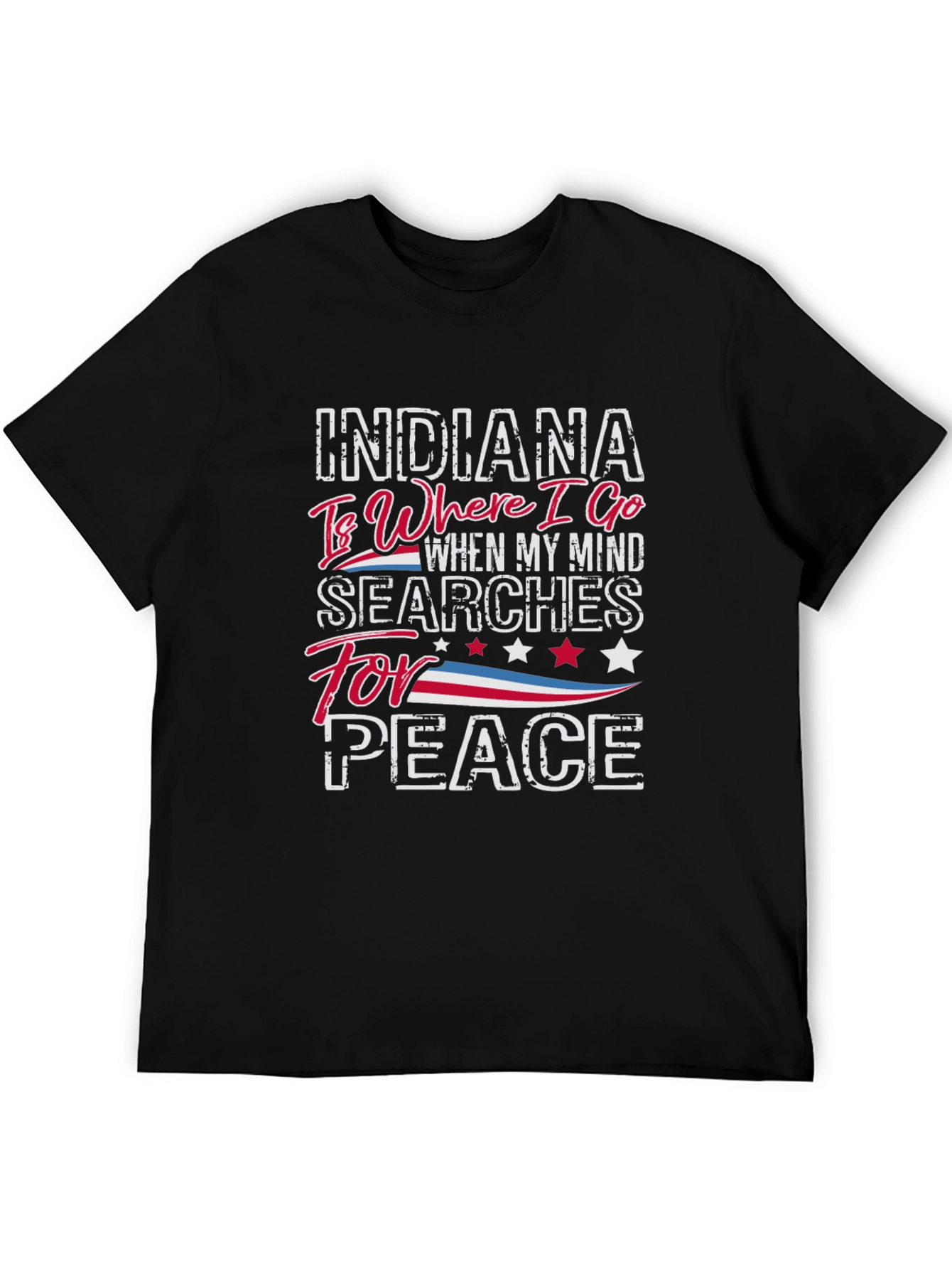 Indiana Peace Graphic T-Shirt