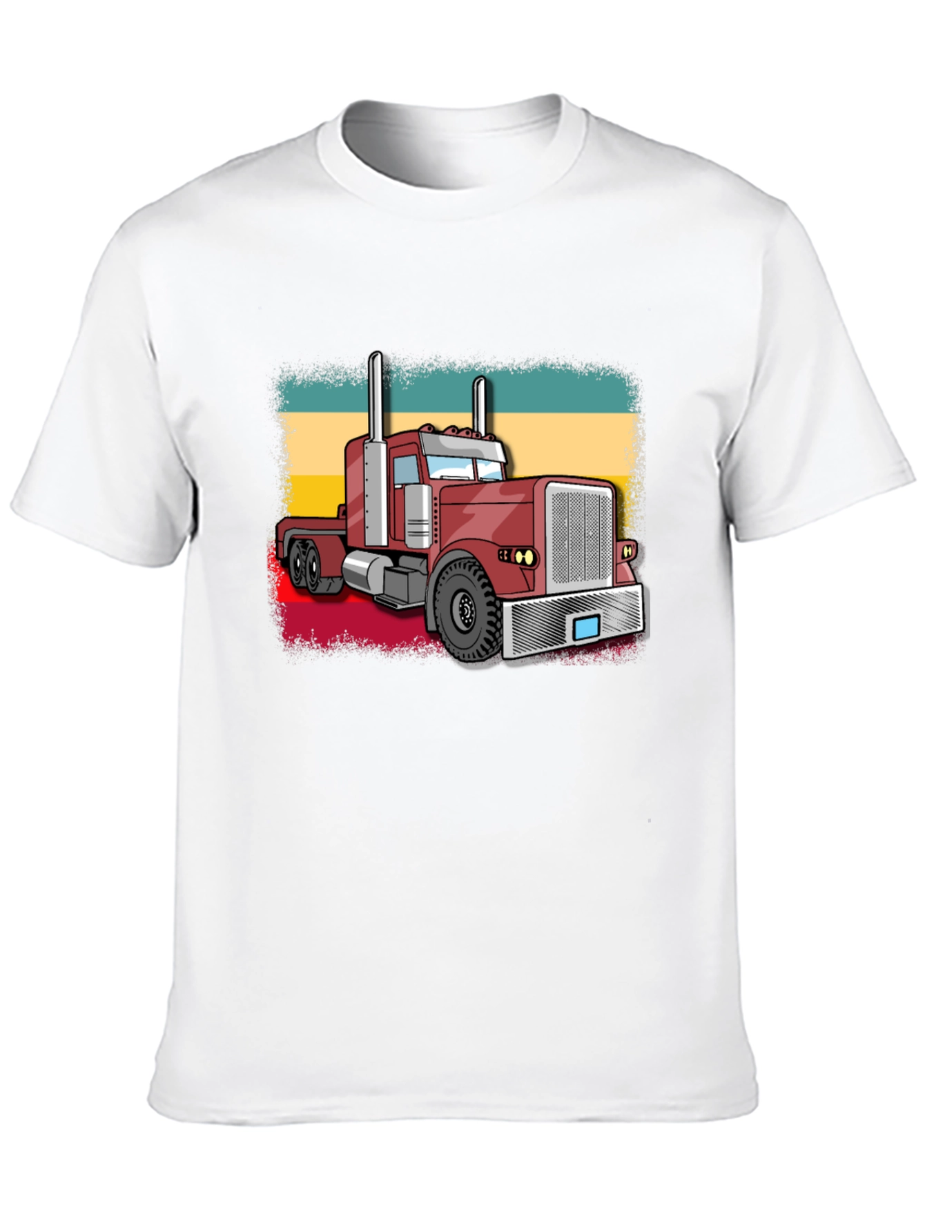Retro Trucker T-Shirt - Cool Graphic Tee