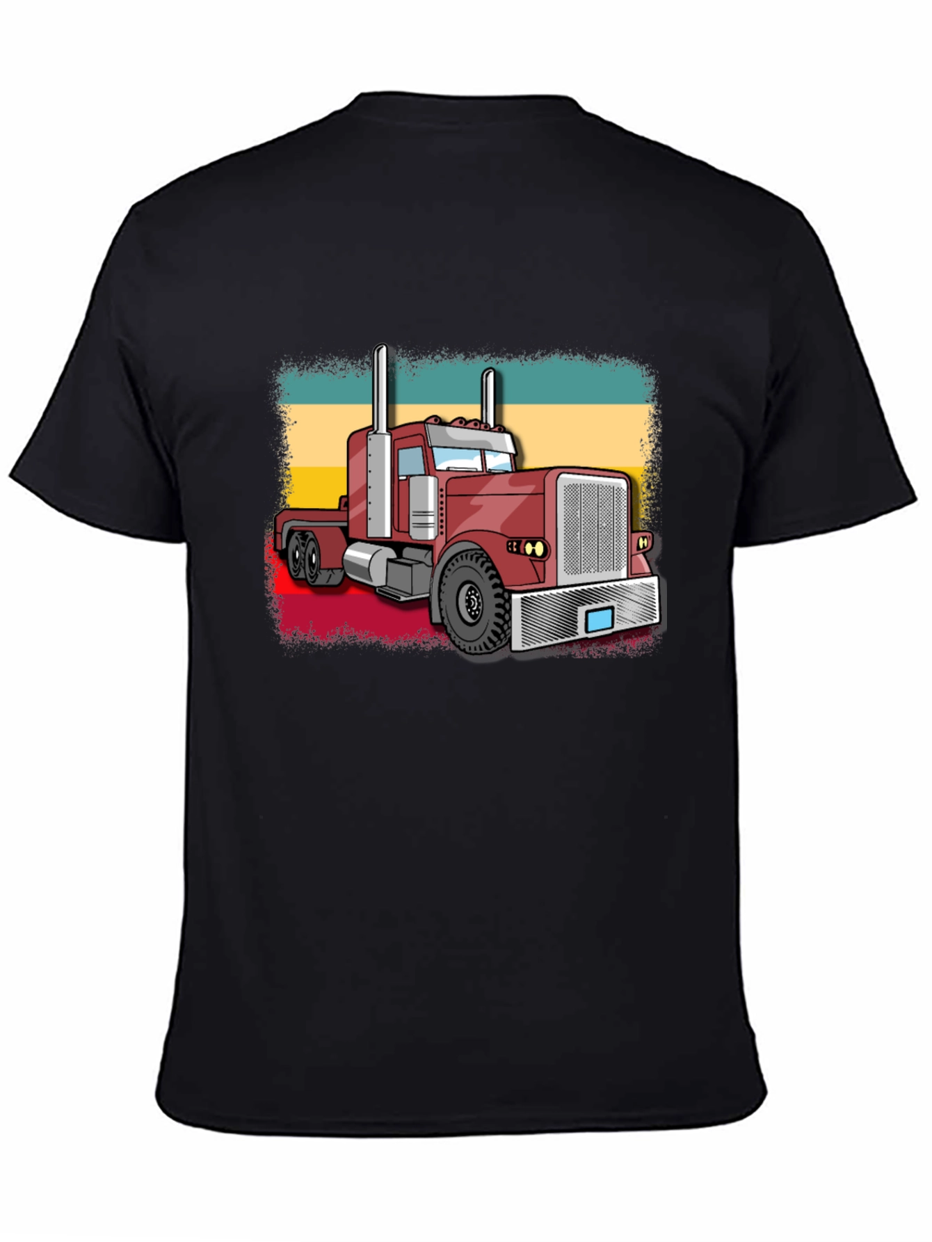 Retro Trucker T-Shirt - Cool Graphic Tee