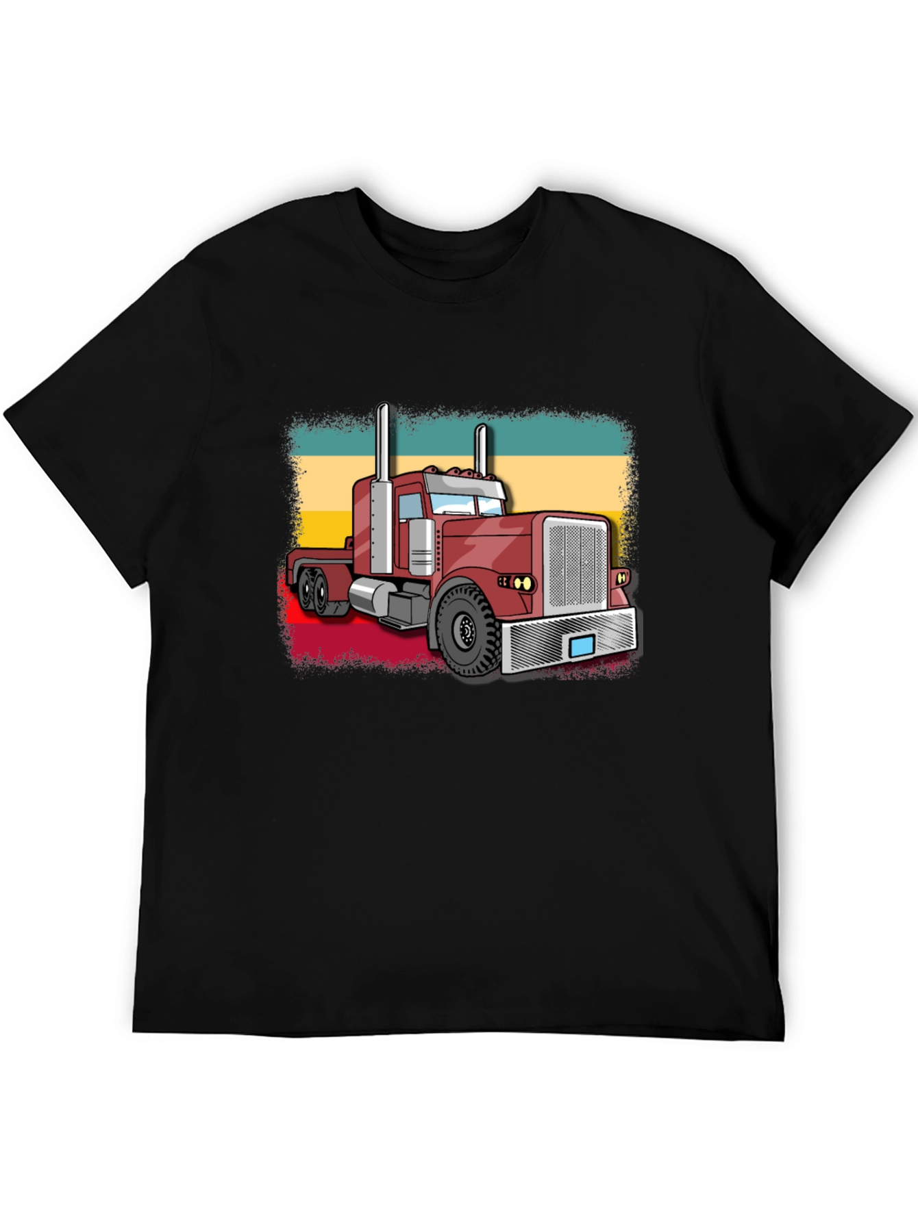 Retro Trucker T-Shirt - Cool Graphic Tee