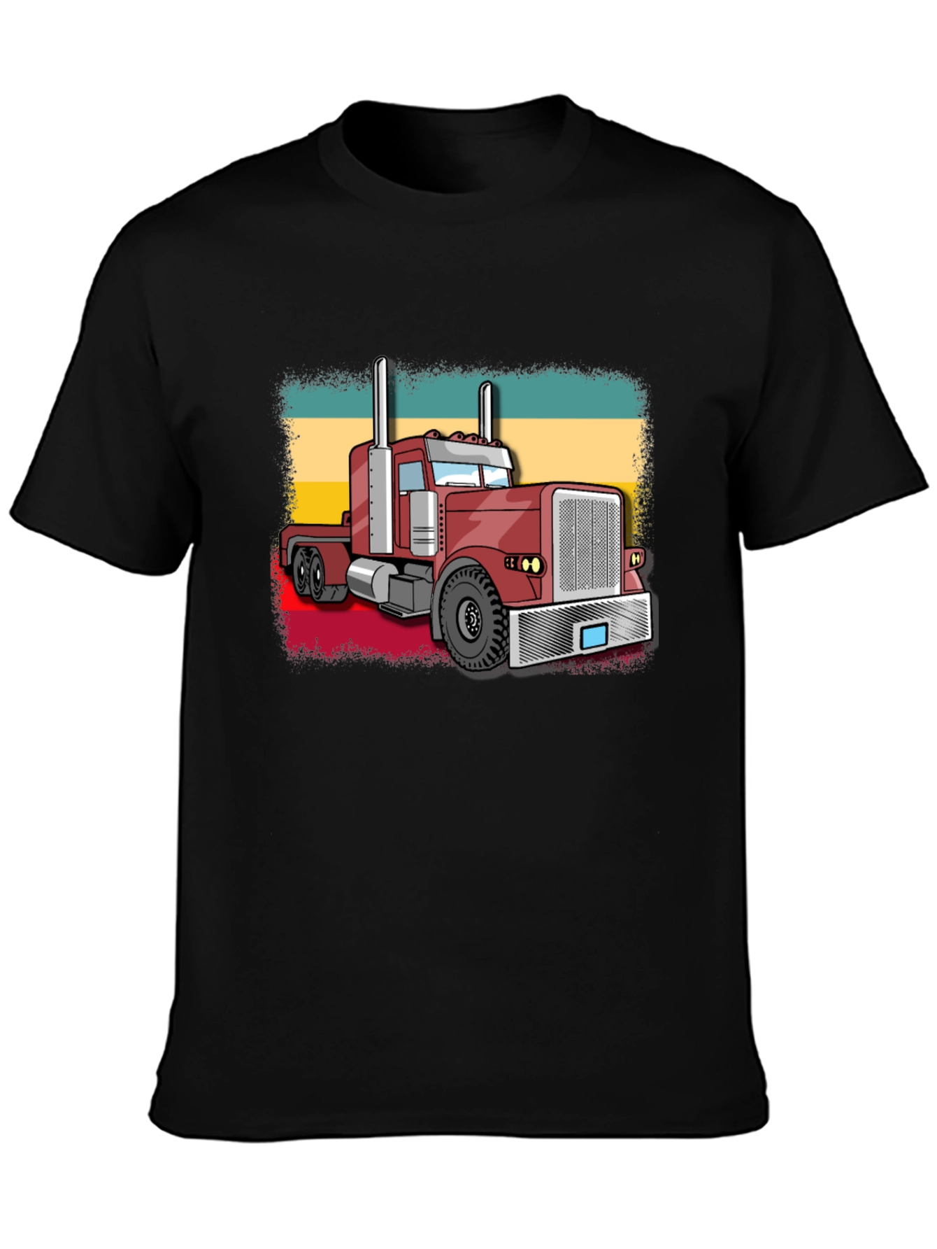 Retro Trucker T-Shirt - Cool Graphic Tee