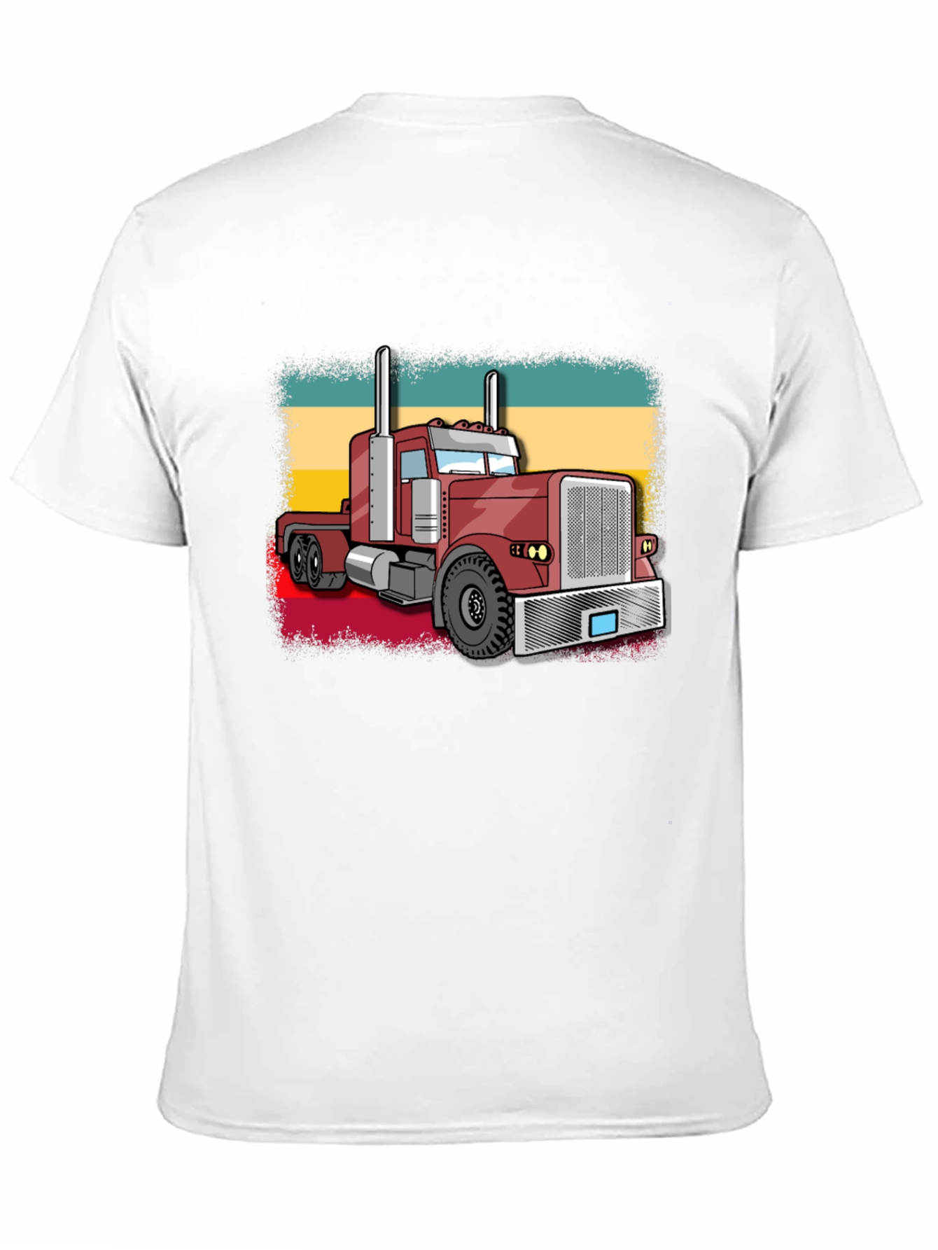Retro Trucker T-Shirt - Cool Graphic Tee