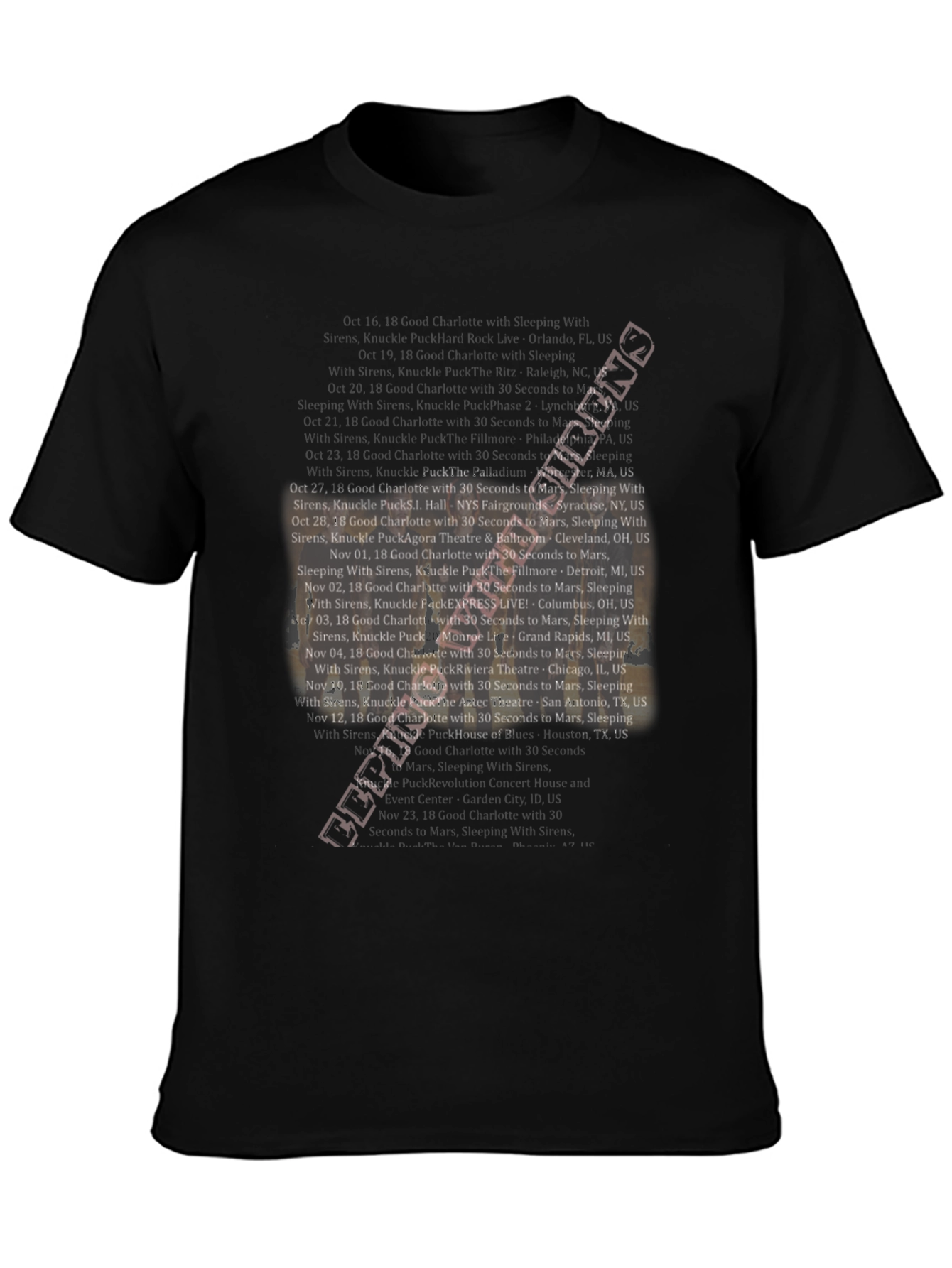 Before I Turn T-Shirt - Concert Tour Dates