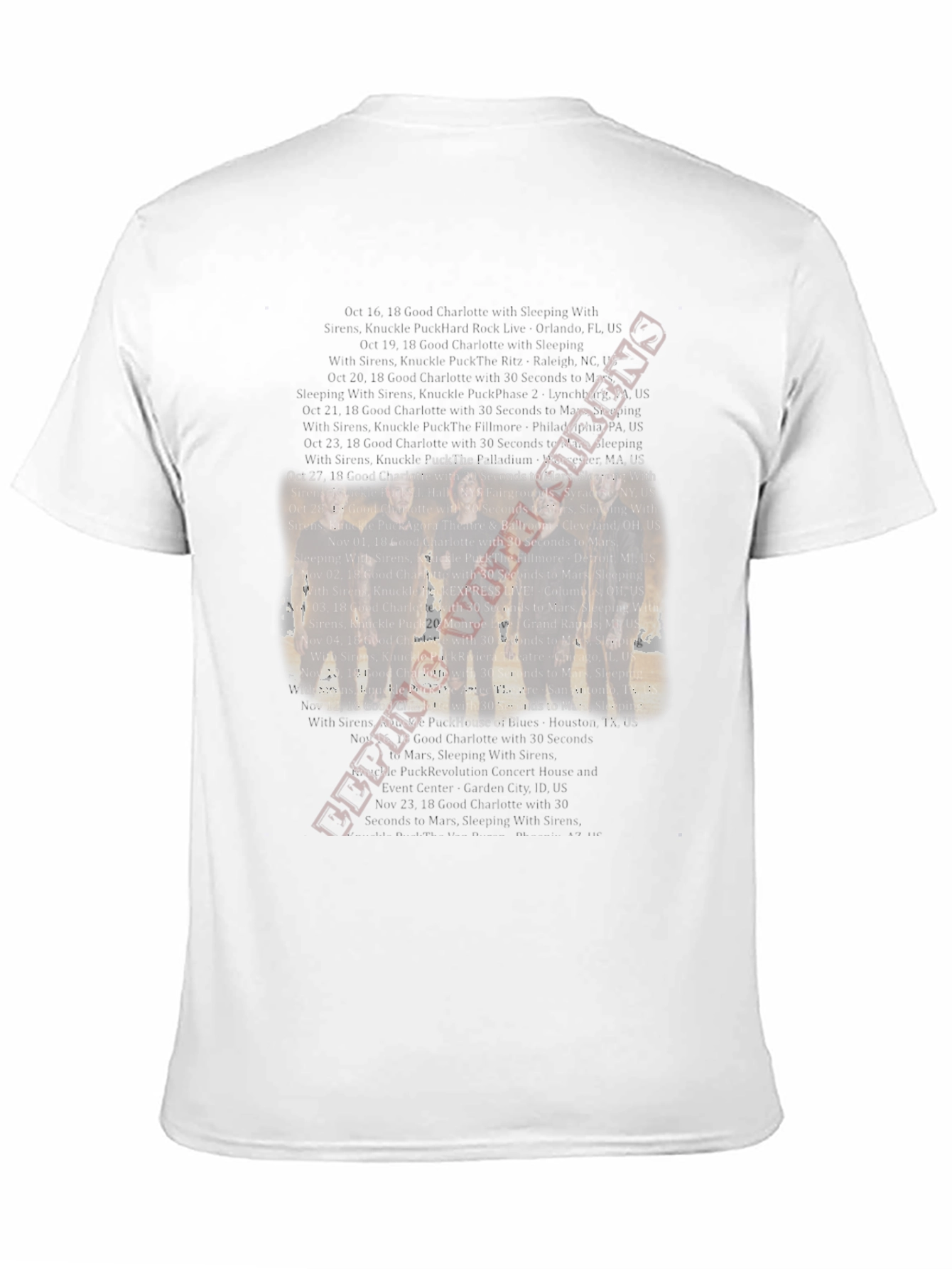 Before I Turn T-Shirt - Concert Tour Dates