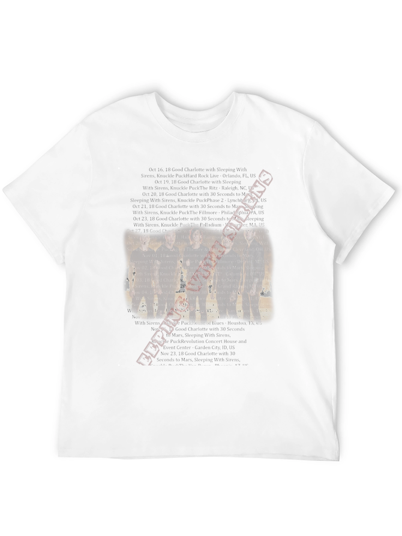 Before I Turn T-Shirt - Concert Tour Dates