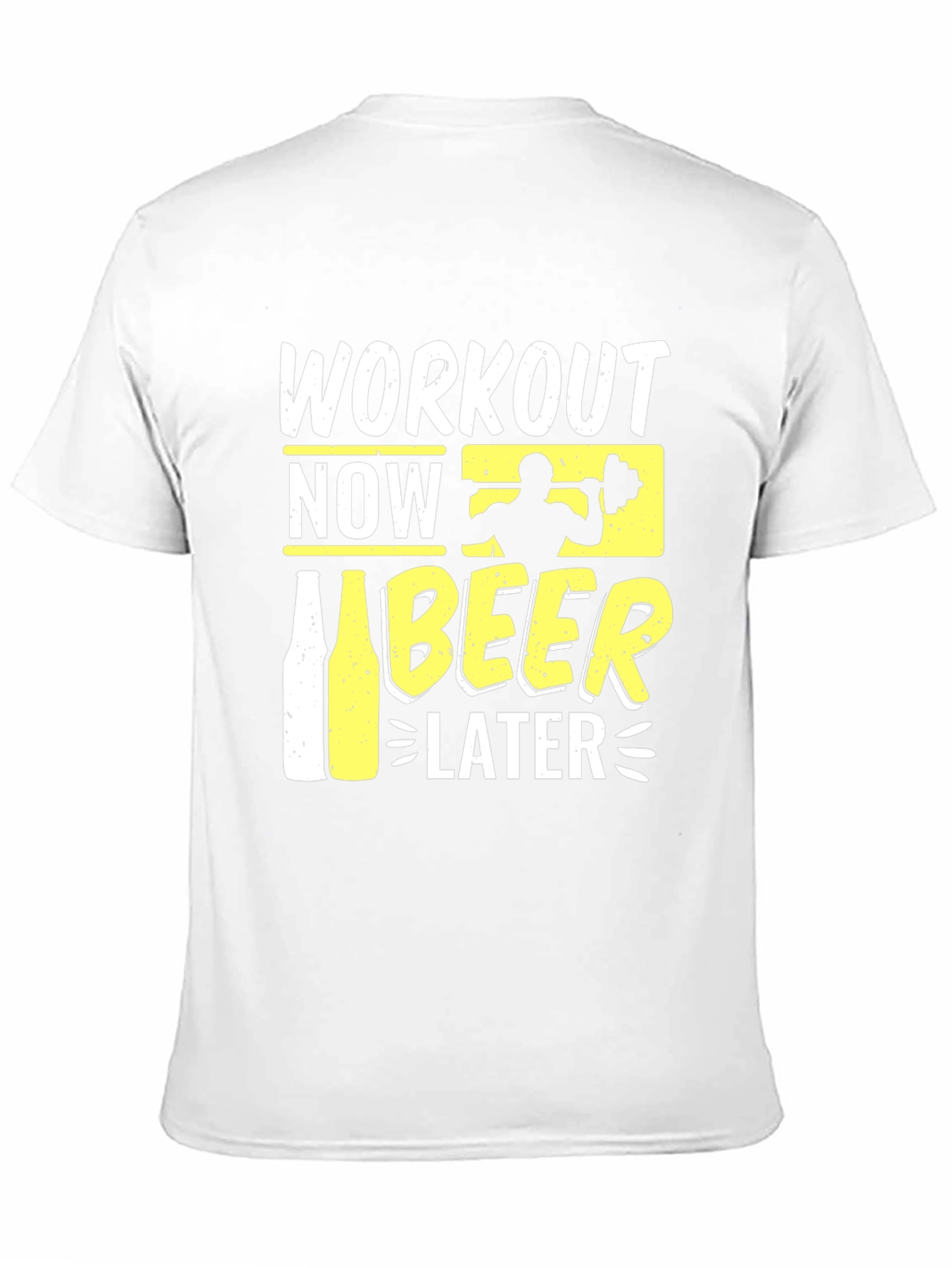 Workout Now Beer Later Graphic T-Shirt