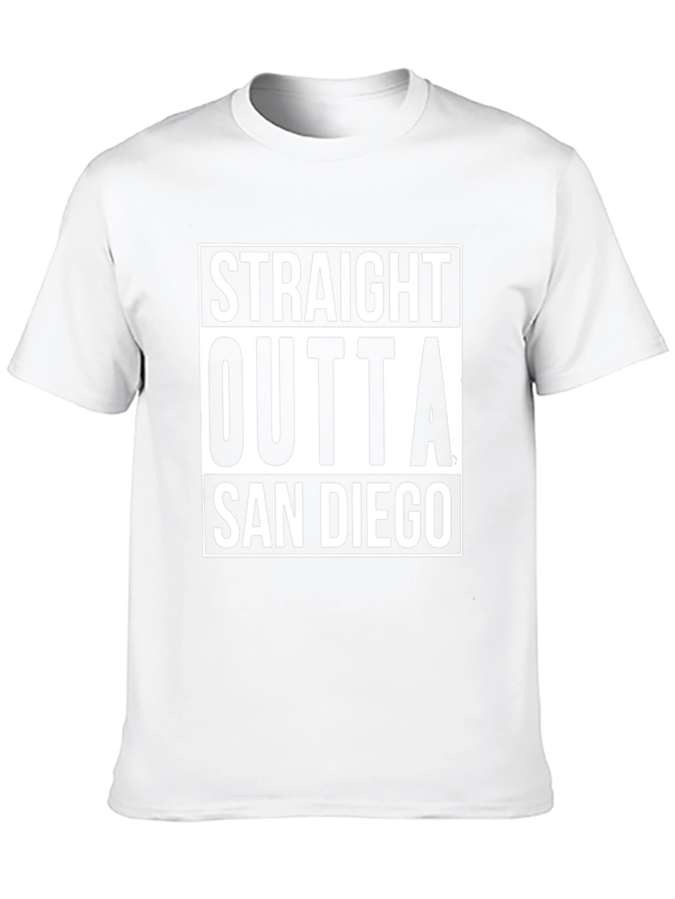 Straight Outta San Diego Black Graphic Tee