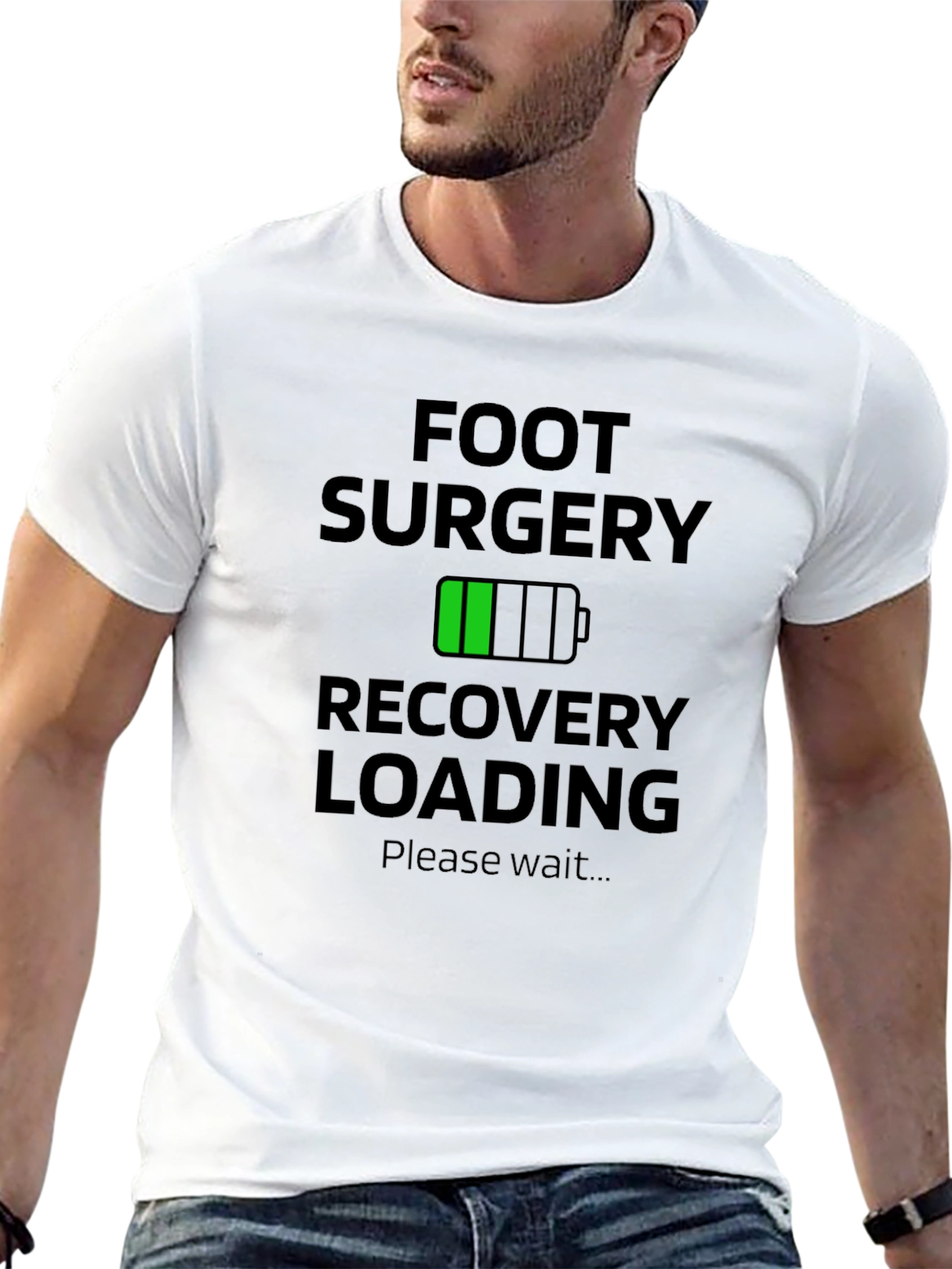 Foot Surgery Recovery Loading T-Shirt