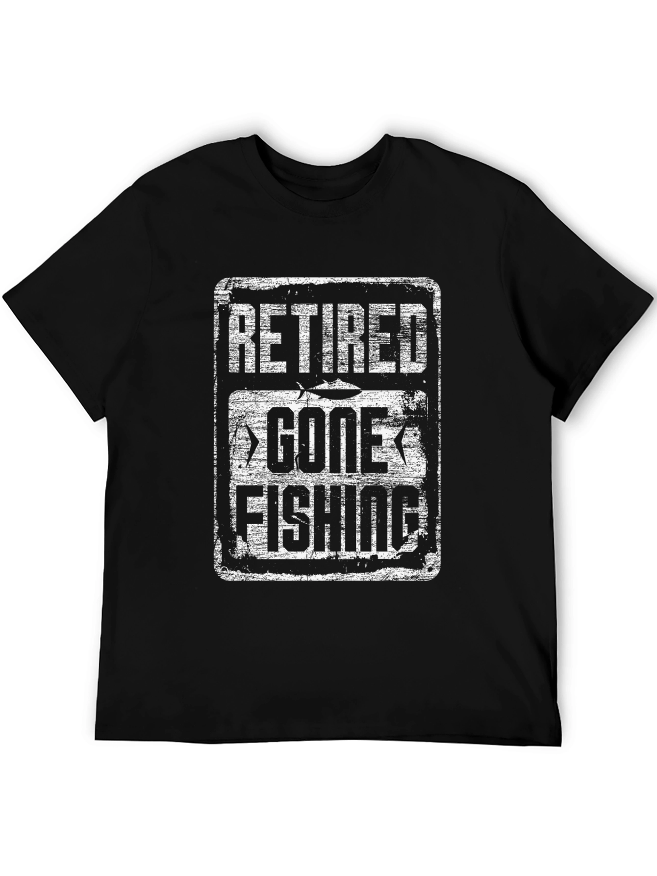 Retired Gone Fishing Graphic Tee