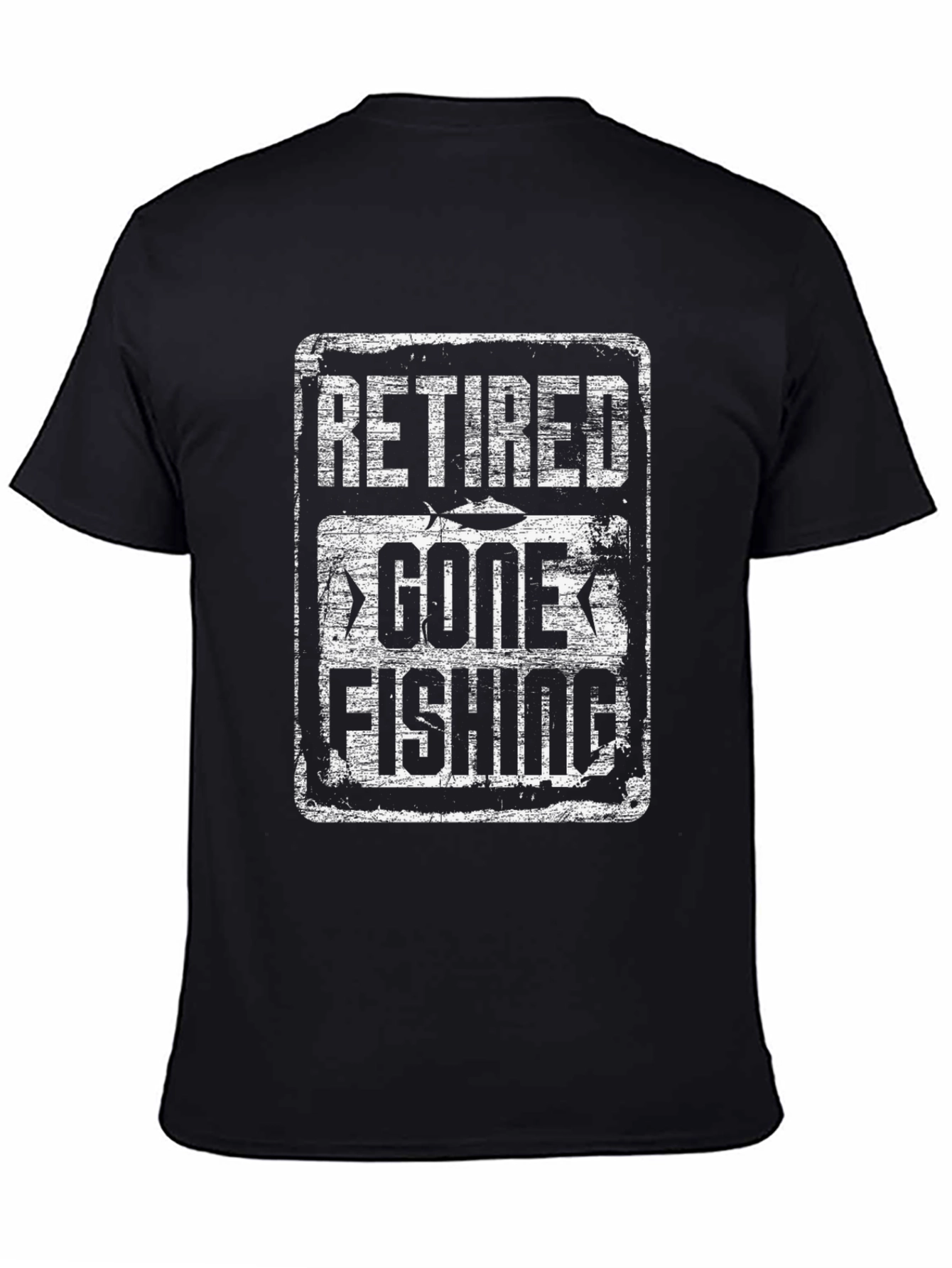 Retired Gone Fishing Graphic Tee