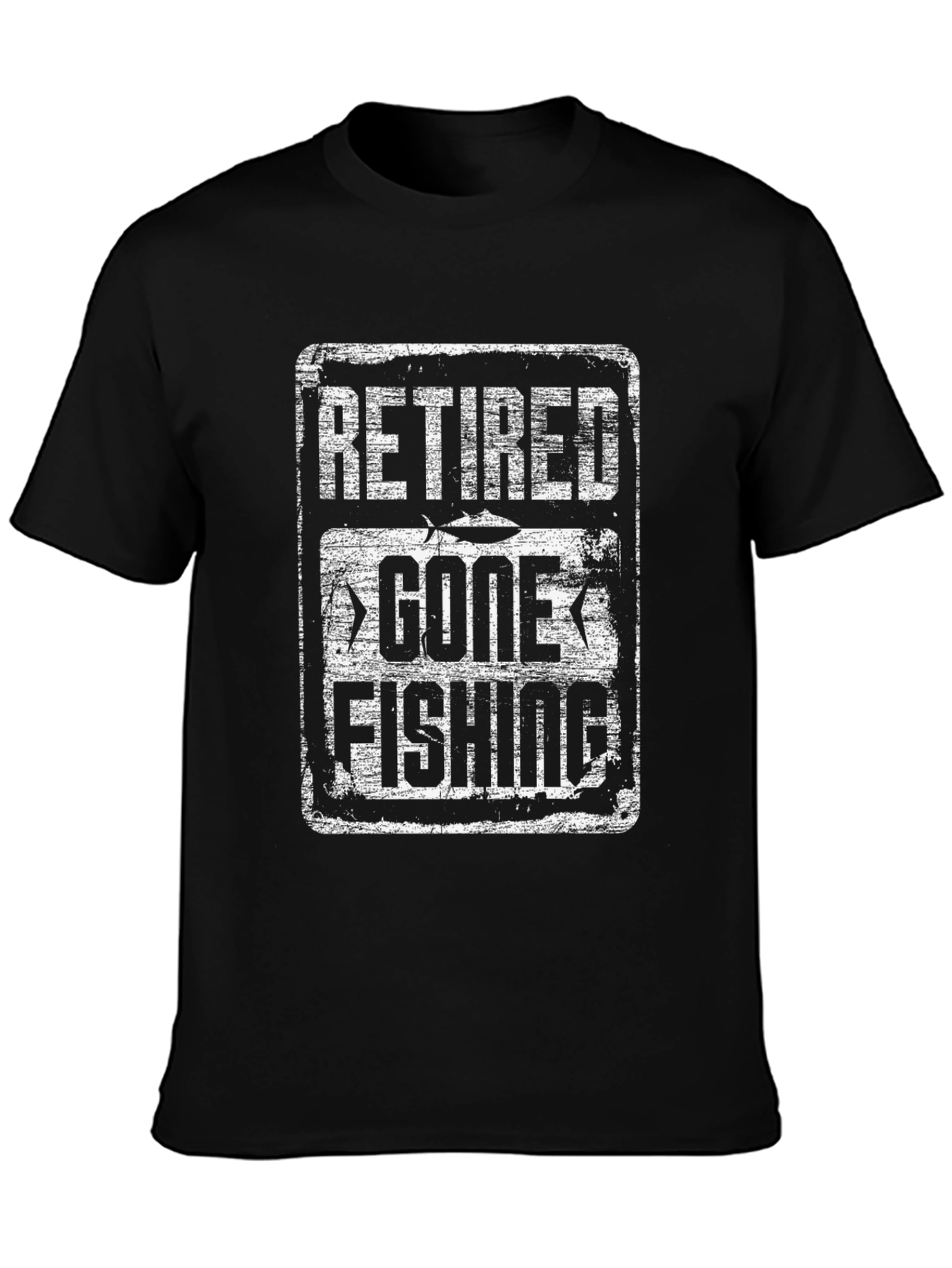 Retired Gone Fishing Graphic Tee