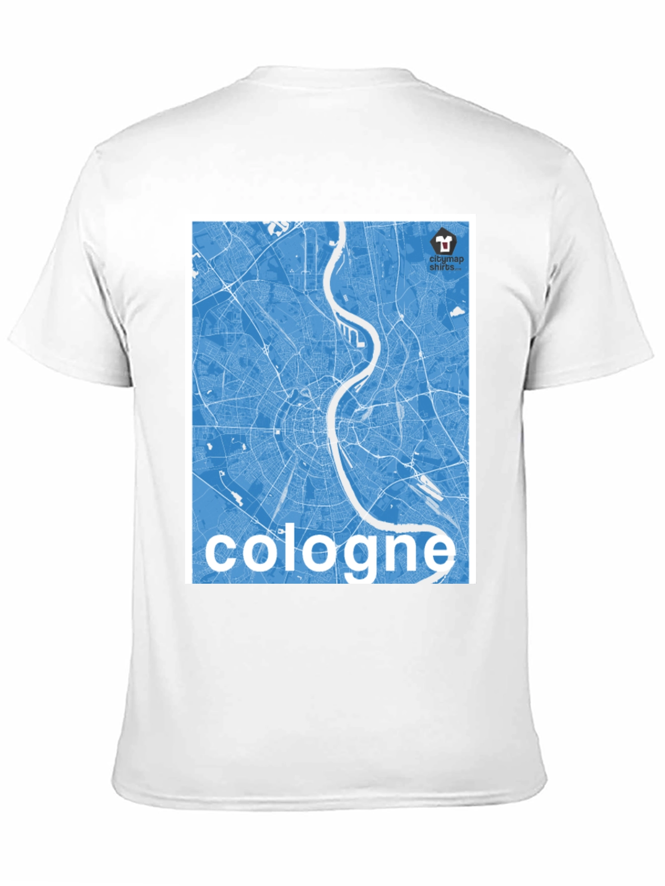 Cologne City Map Graphic Tee - Urban Style