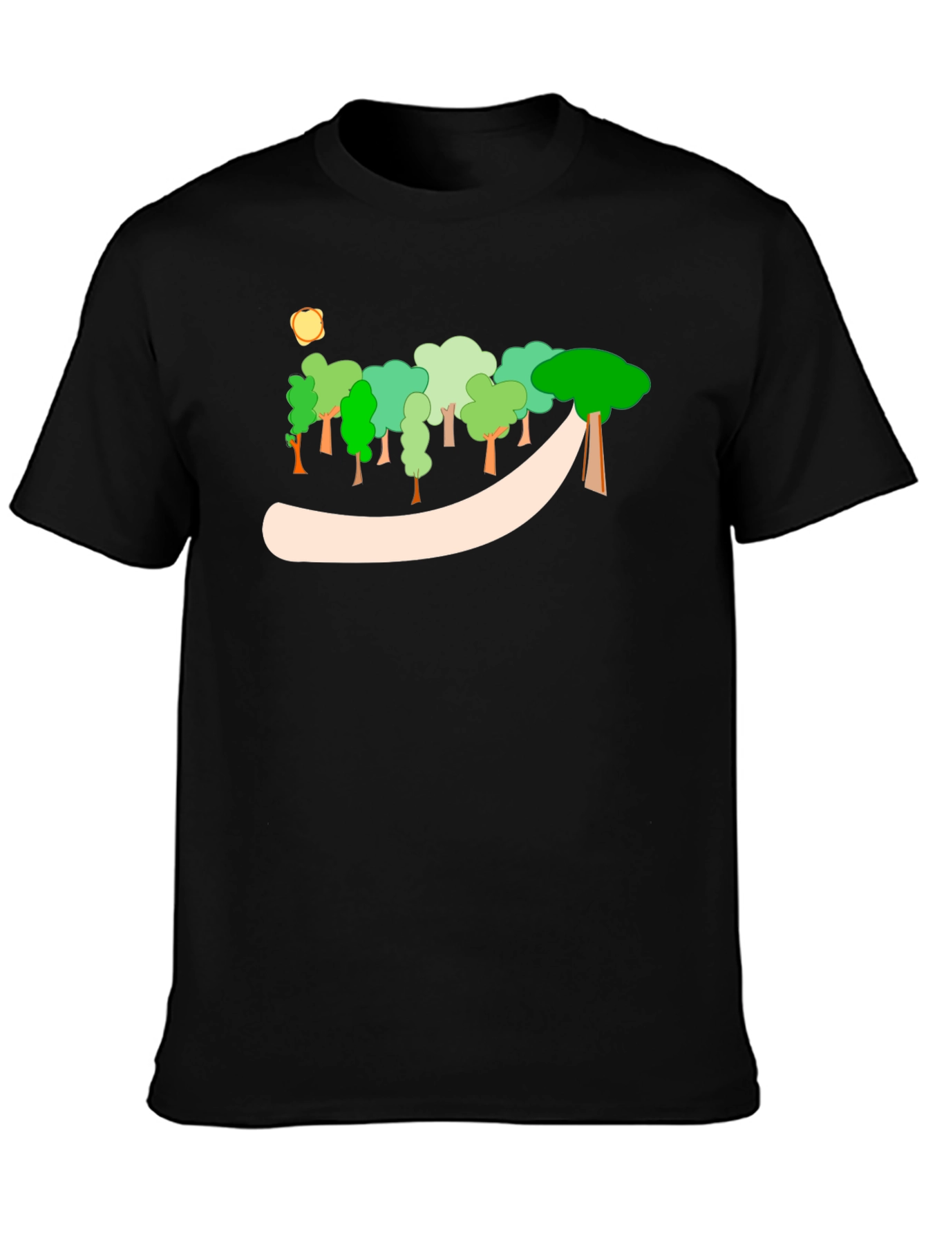 Cartoon Forest Graphic Tee