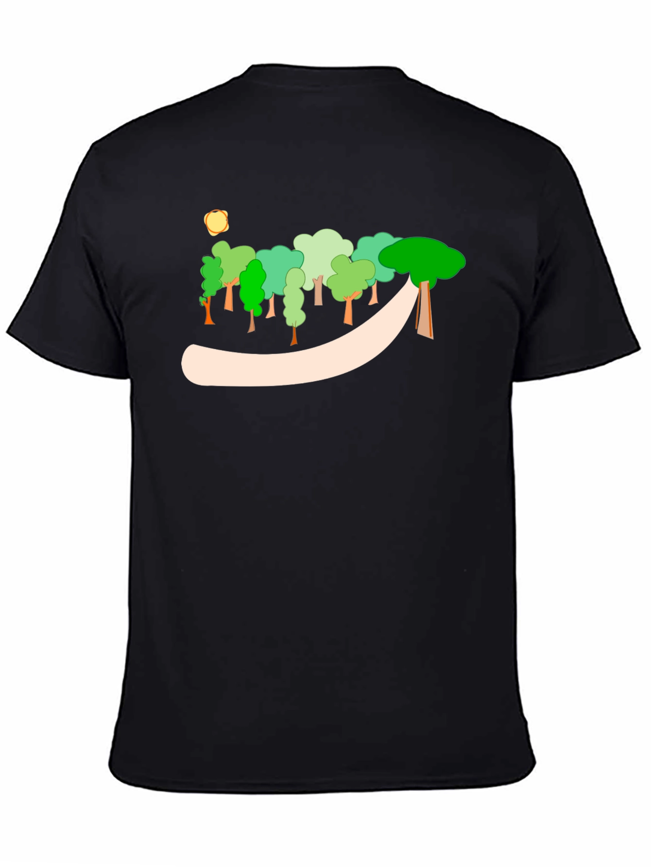 Cartoon Forest Graphic Tee
